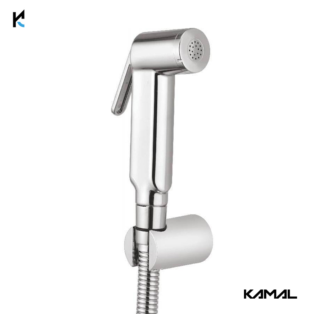Xperia Health Faucet with SS Flexible Tube 1 Mtr & Wall Hook - by Kamal