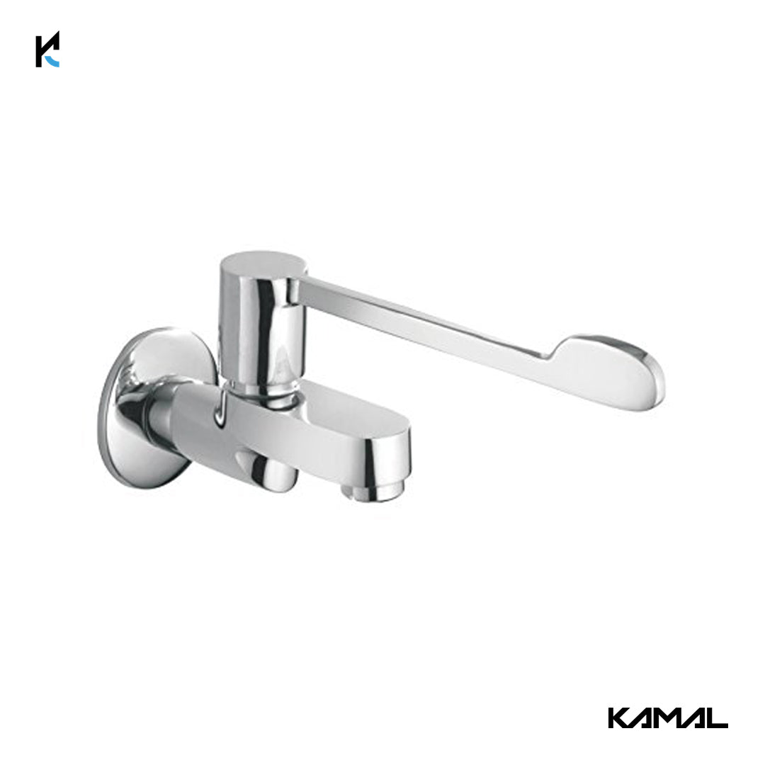 Admire Elbow Action Bib Cock (Full Brass) - by Kamal