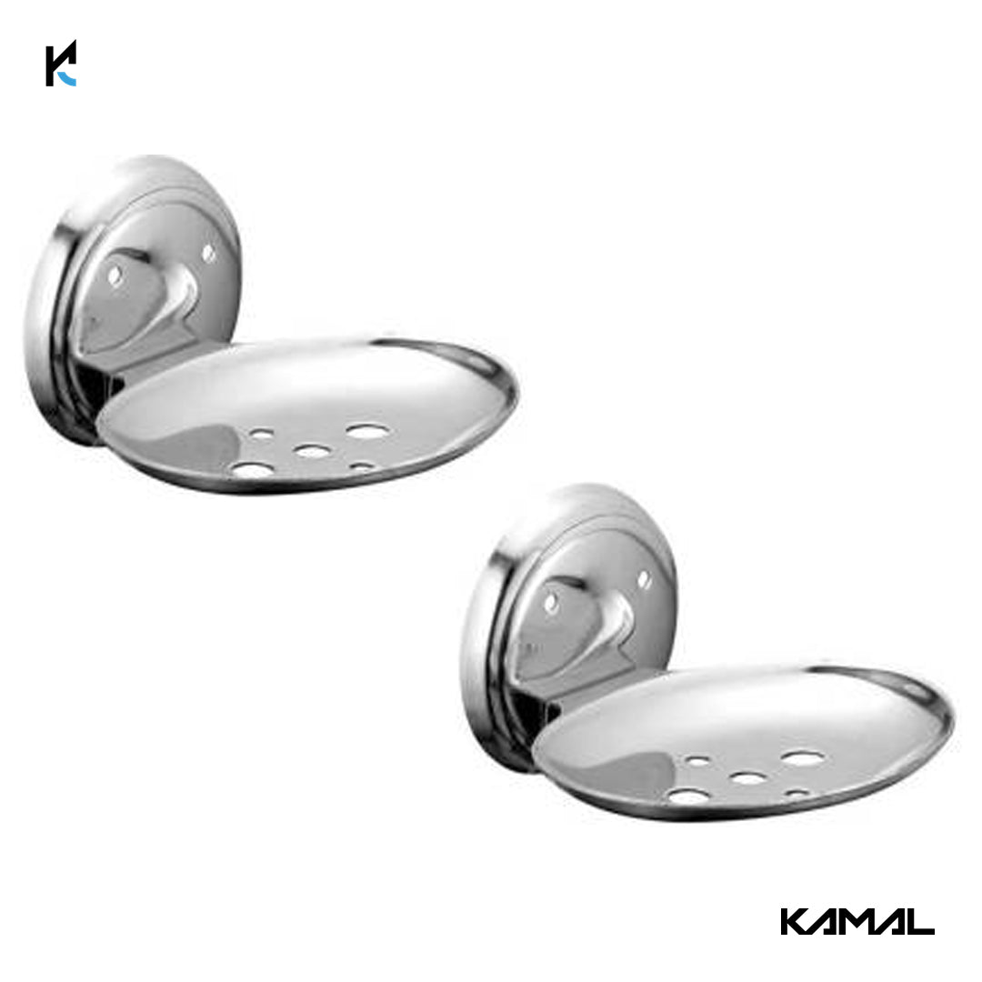 Alpha Stainless Steel Soap Dish Holder - by Kamal
