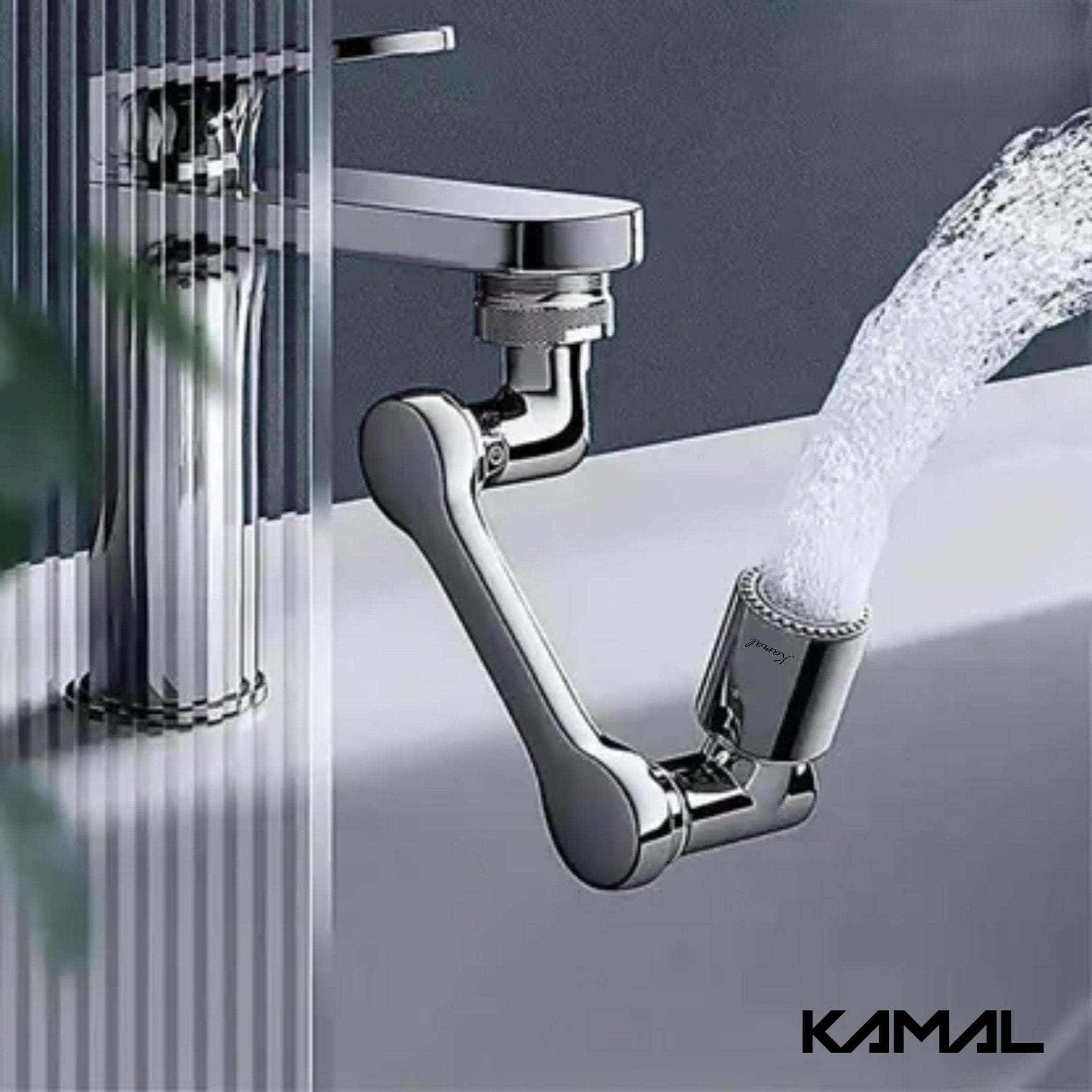 1080ยฐ Swivel Faucet Aerator Rotatable Multi-Functional with 2 Modes (Full Brass) - by Kamal - Kamal Bathware
