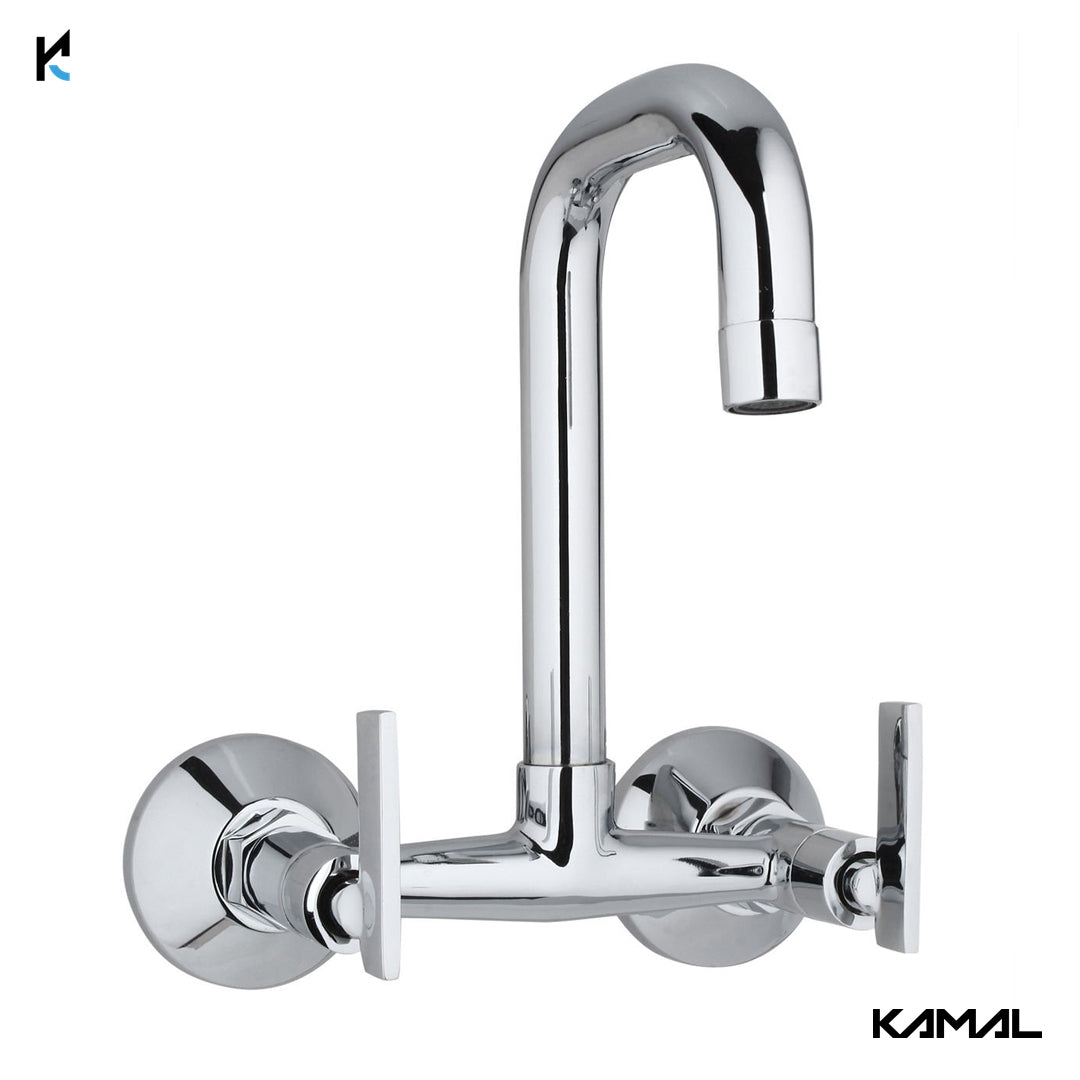 Step Sink Mixer (Full Brass) - by Kamal