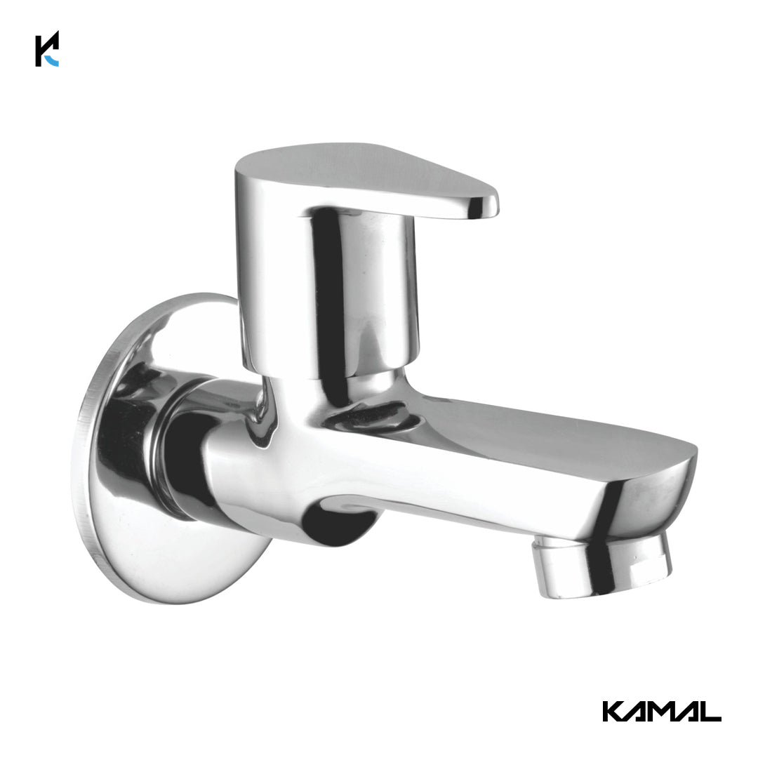Vignette Long Body Bib Tap (Full Brass) - by Kamal