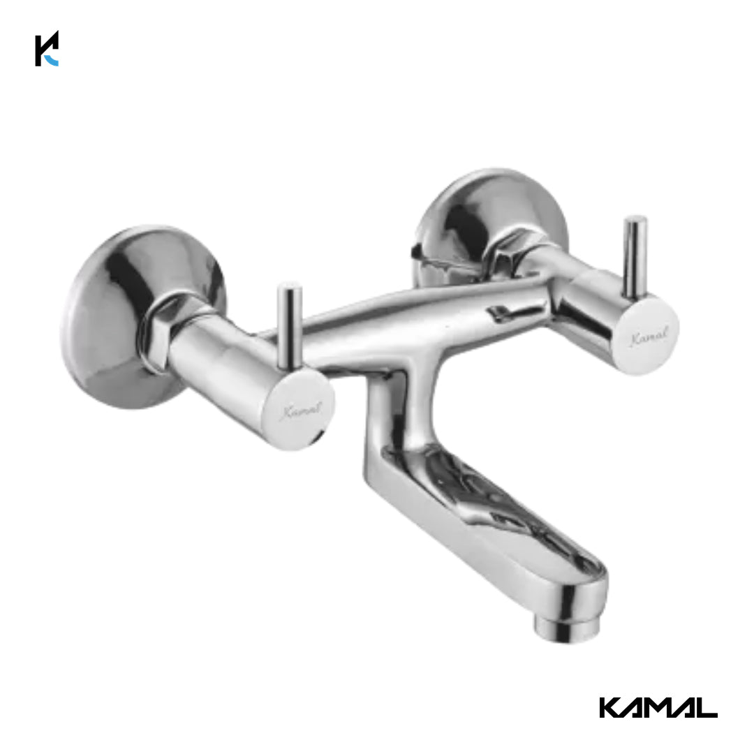 FLT Non Telephonic Wall Mixer (Full Brass) - by Kamal
