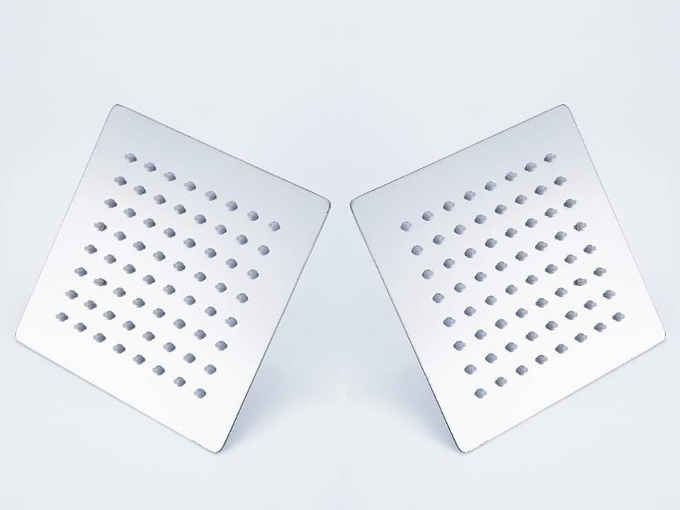 Square Ultra Slim Rain Shower (Only Showerhead) - by Kamal