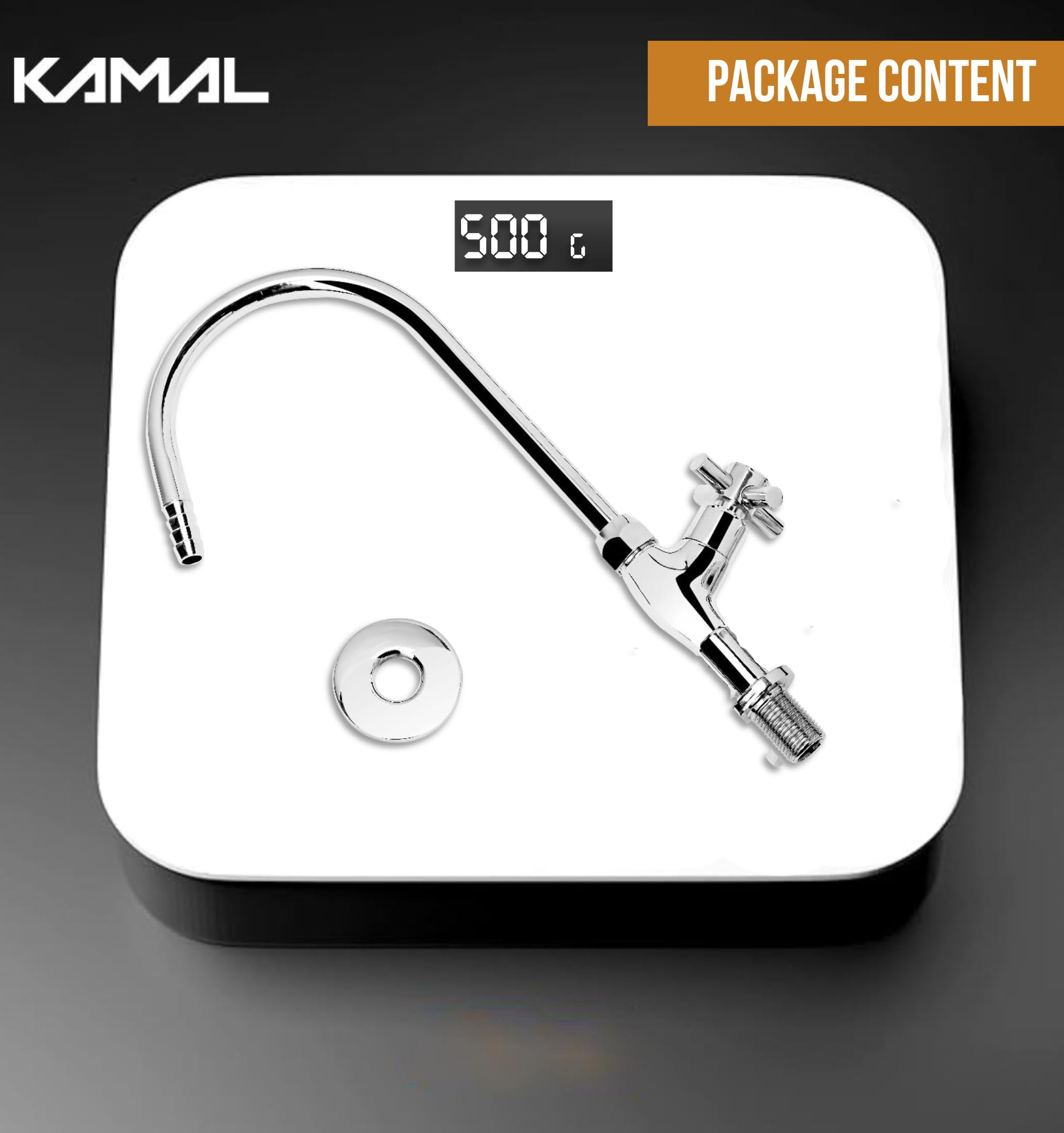 Eco Laboratory Tap One Way (Full Brass) - by Kamal