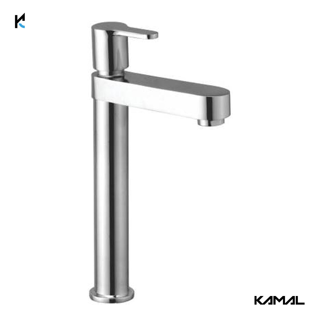 Admire High Neck Pillar Tap (Full Brass) - by Kamal