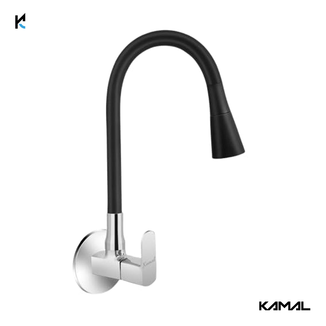 Cubix Prime Sink Tap (Brass & Silicone) - by Kamal