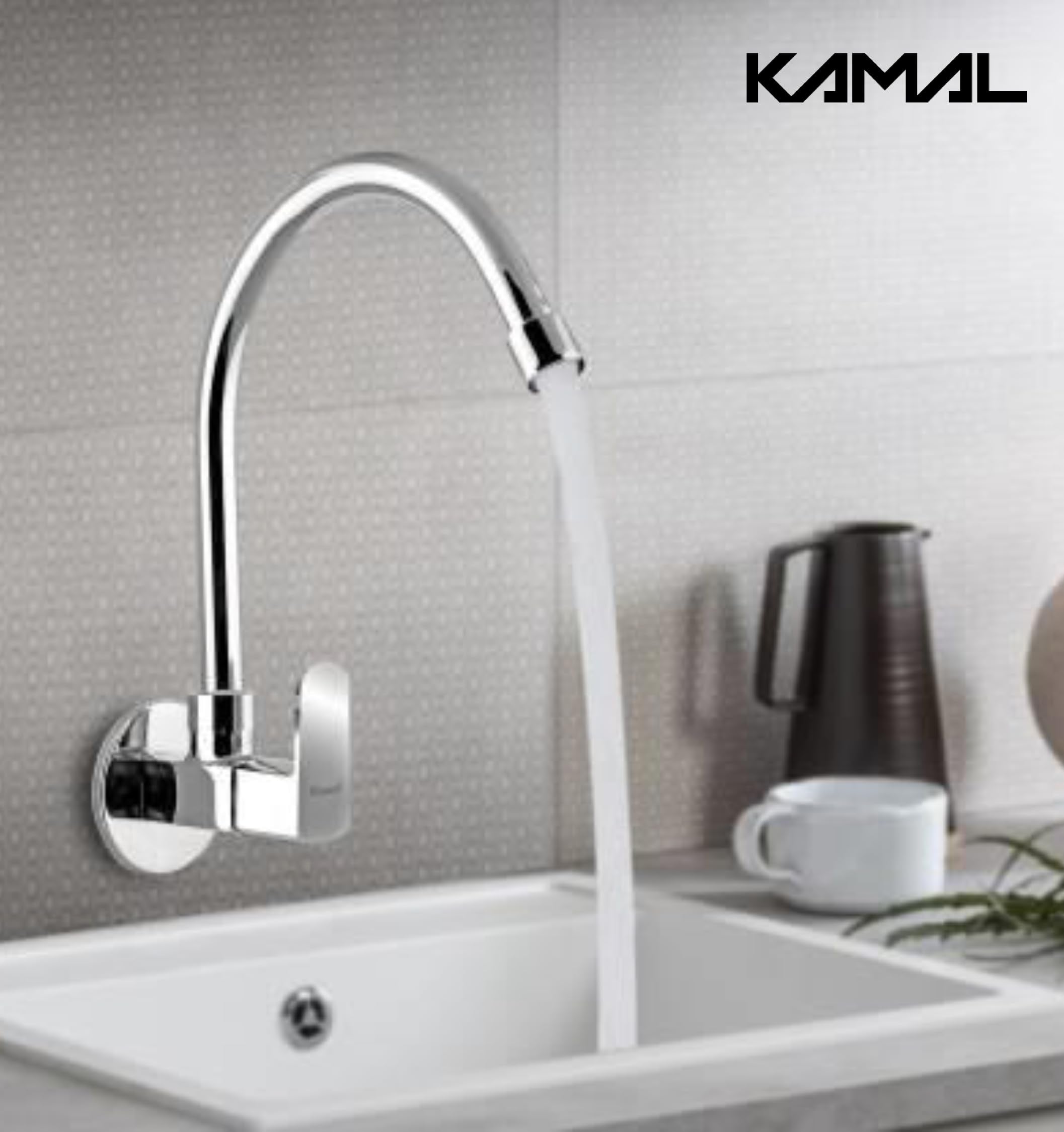 Cubix Sink Tap (Full Brass) - by Kamal