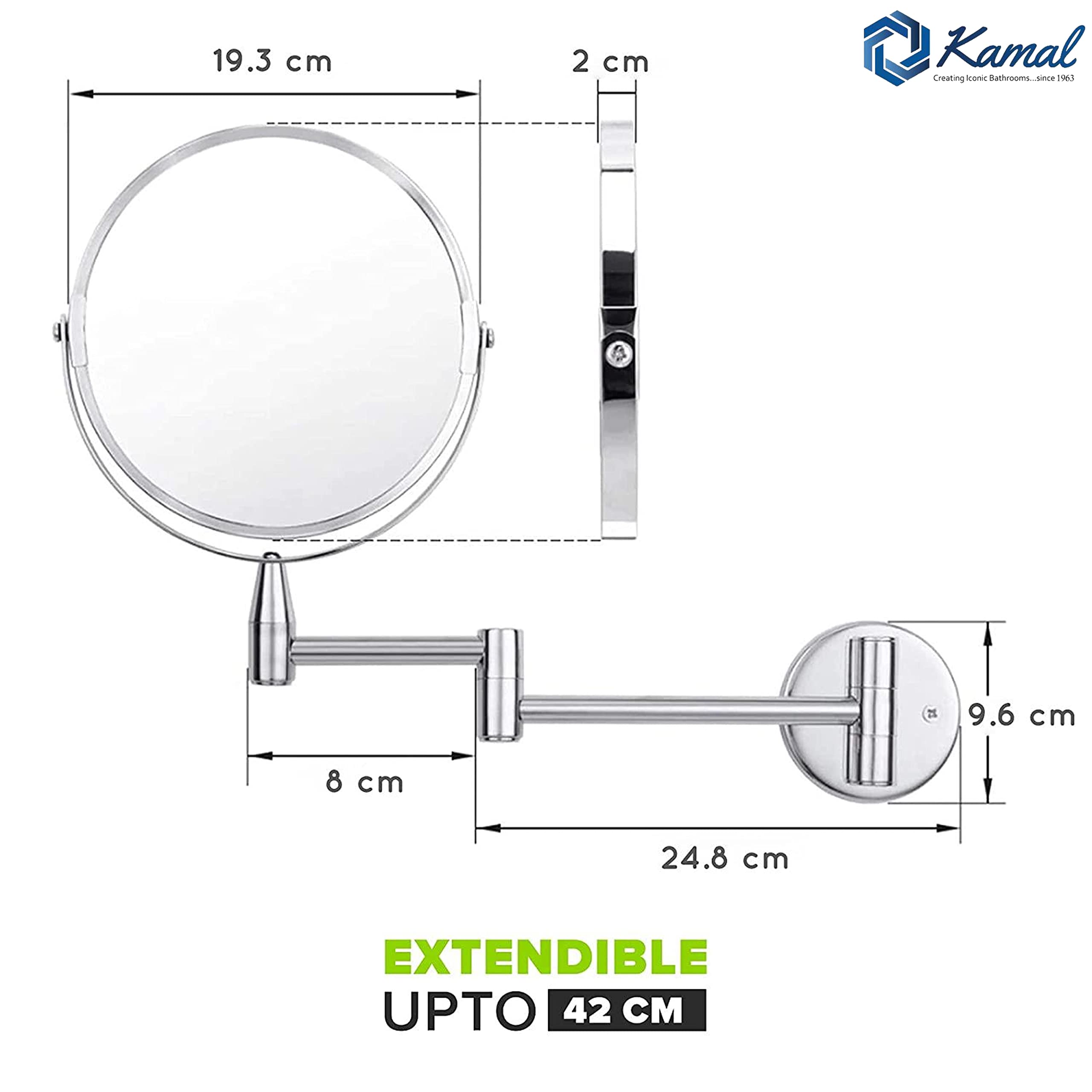 Adjustable Shaving Mirror - Kamal