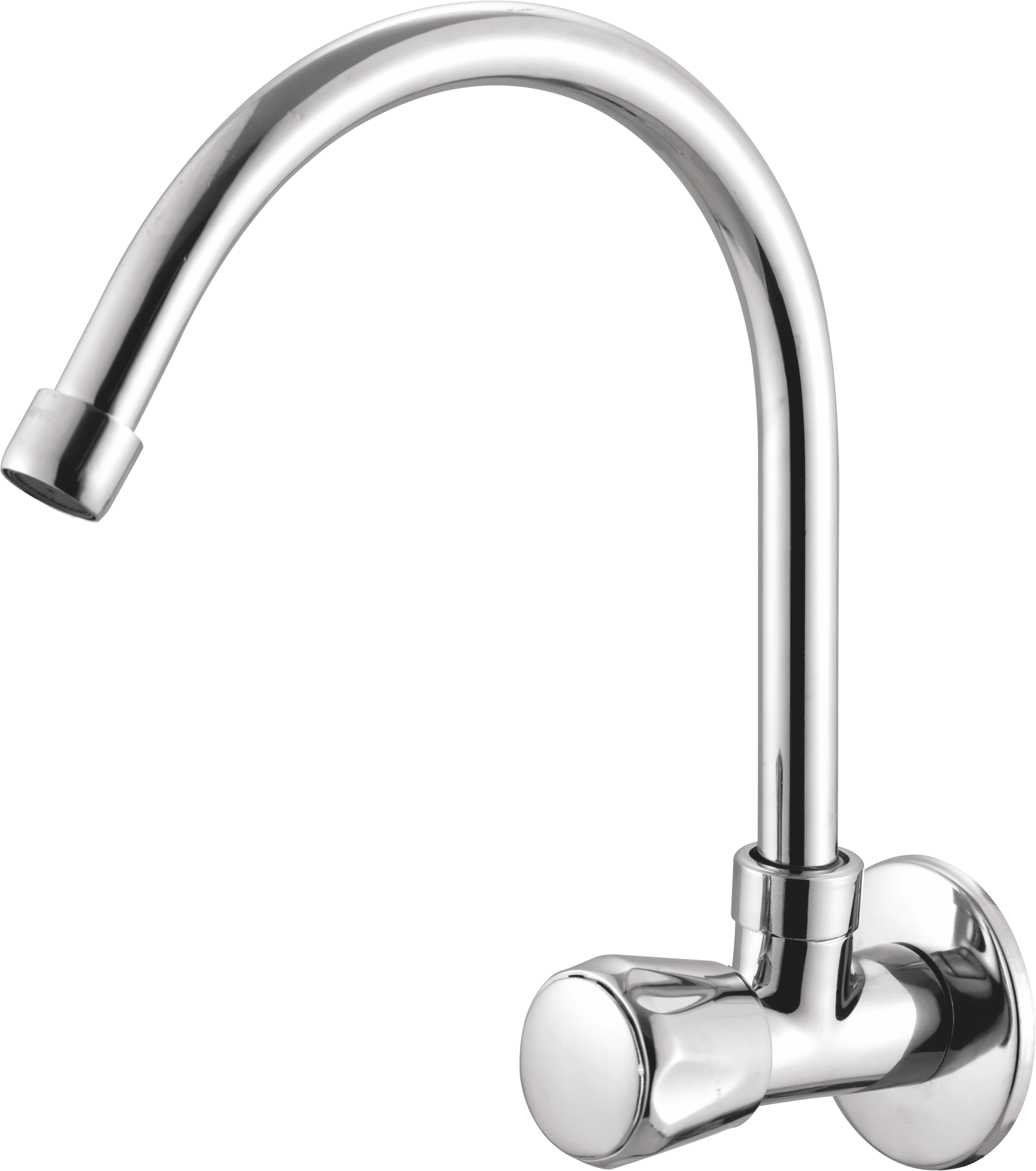 Full Brass 180° Swivel Spout Gooseneck Faucet - by Kamal