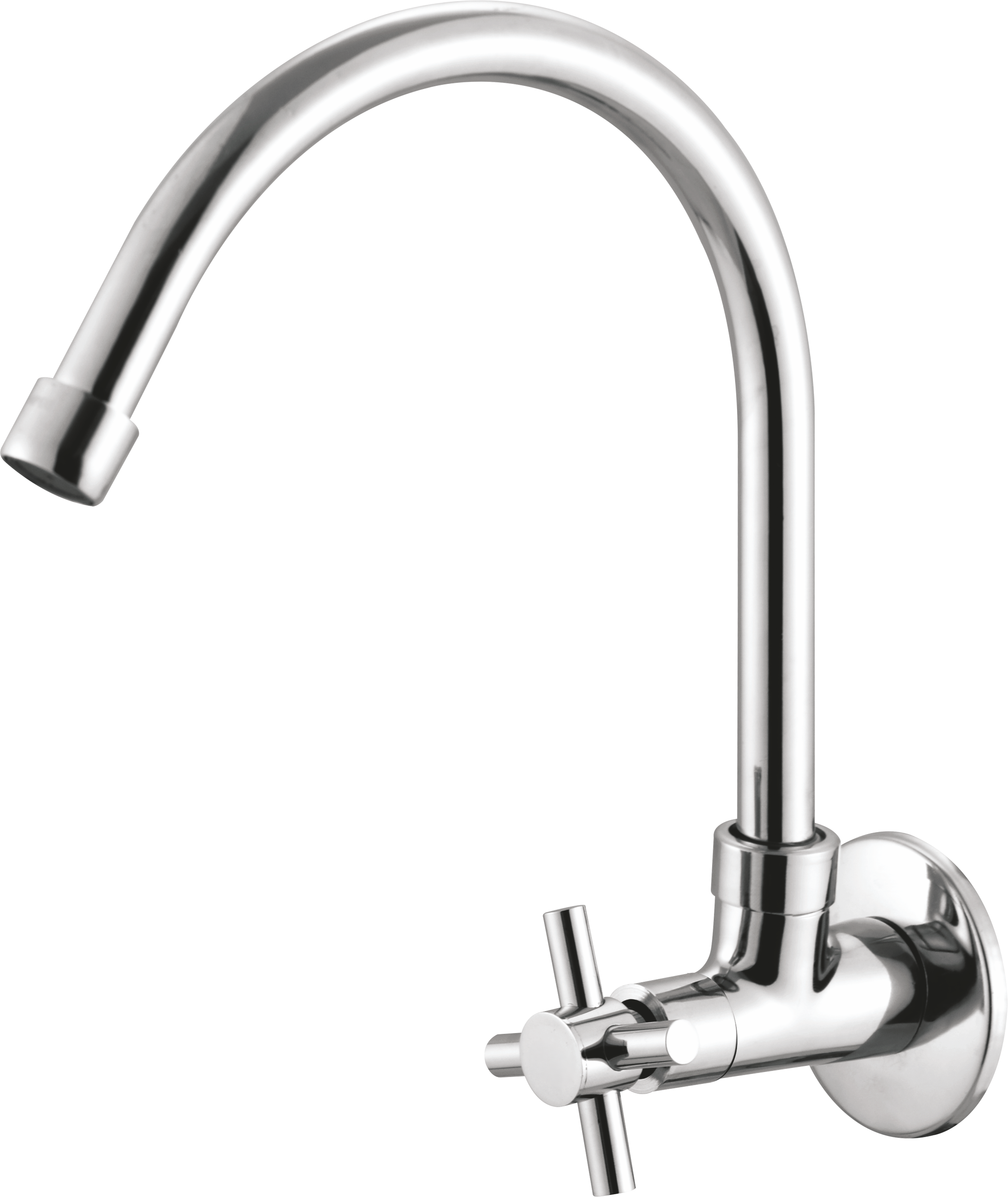 Full Brass 180° Swivel Spout Gooseneck Faucet - by Kamal