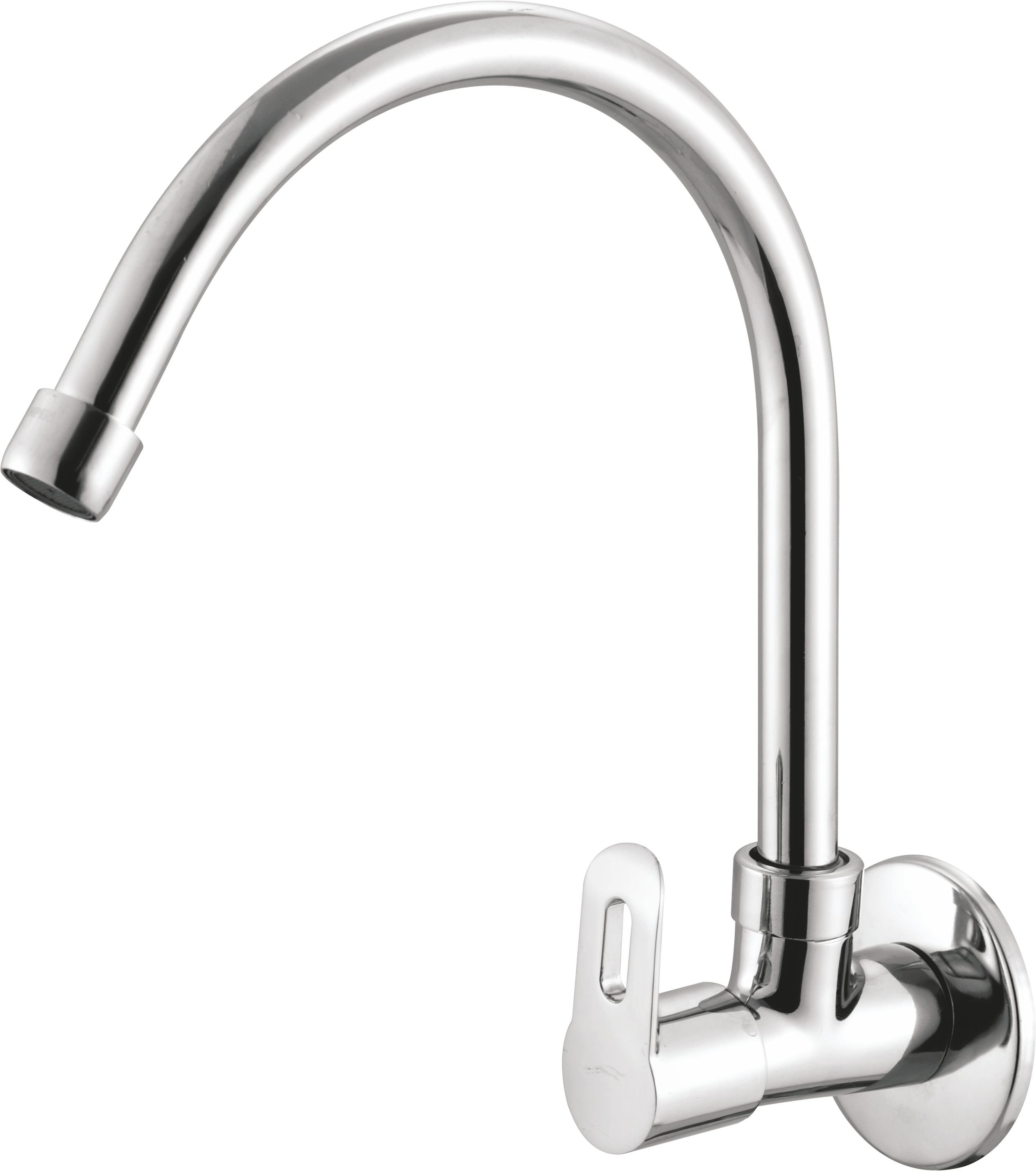 Full Brass 180° Swivel Spout Gooseneck Faucet - by Kamal