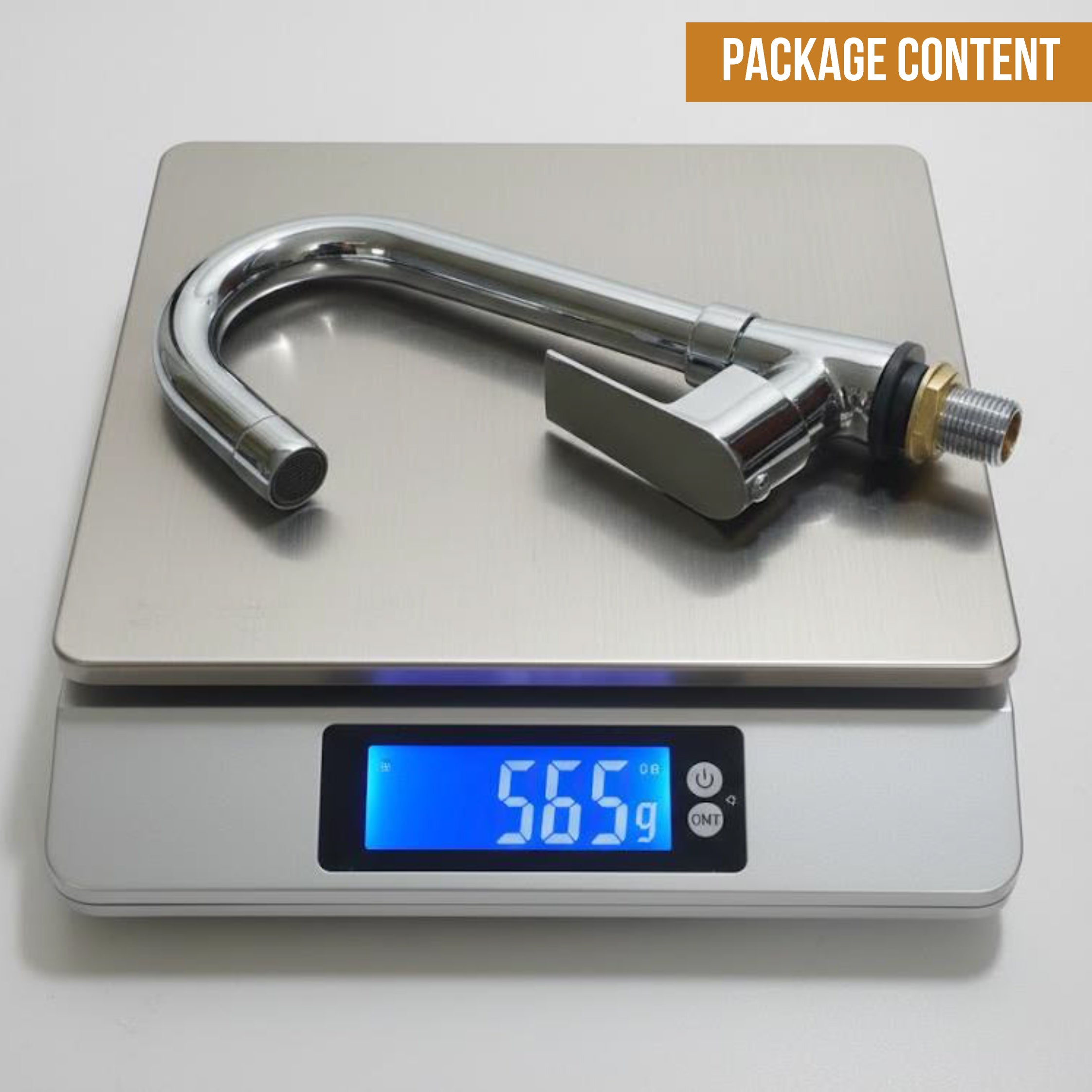 Era Swan Neck (Full Brass) - by Kamal - Kamal Bathware