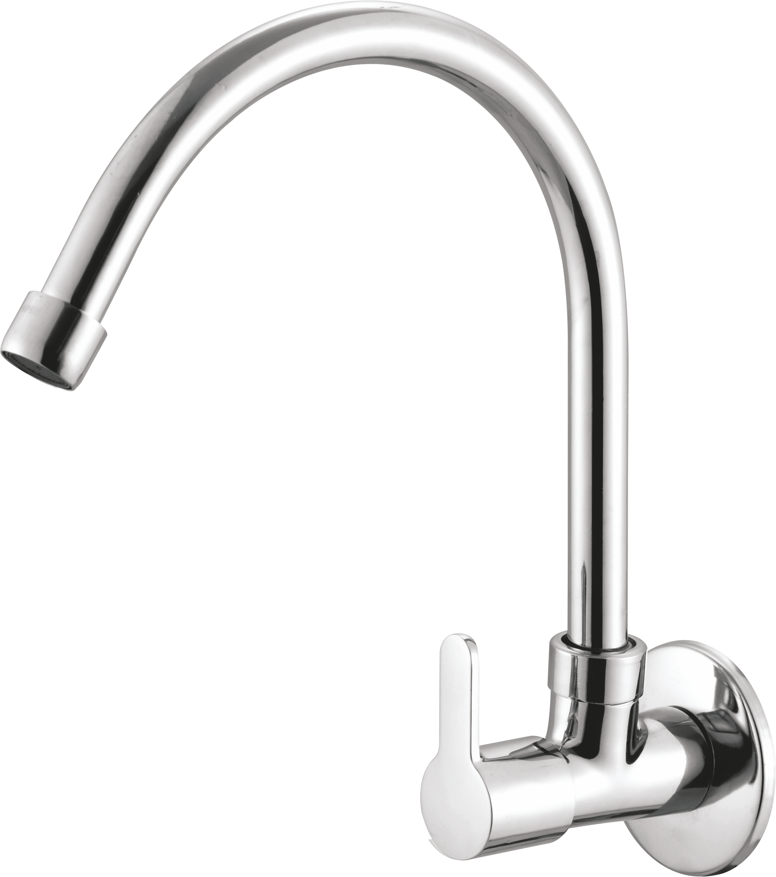 Full Brass 180° Swivel Spout Gooseneck Faucet - by Kamal