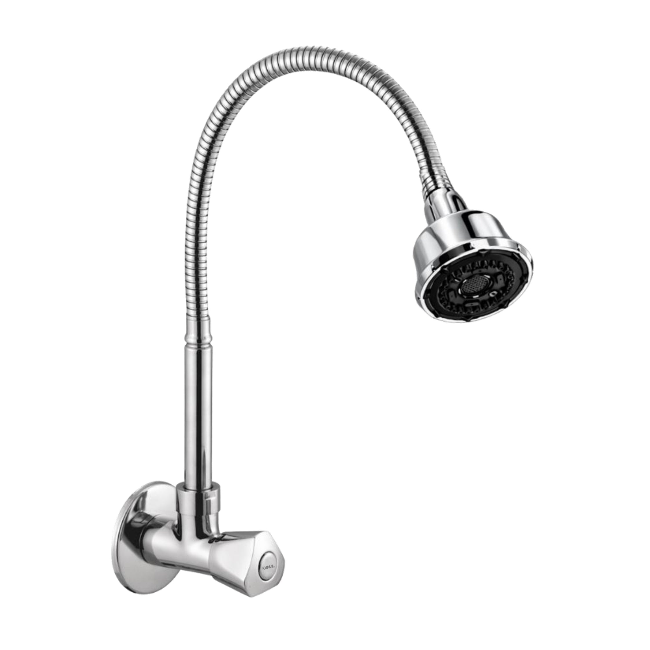 Trio Dual Flow Wall Mounted Sink Tap - by Kamal
