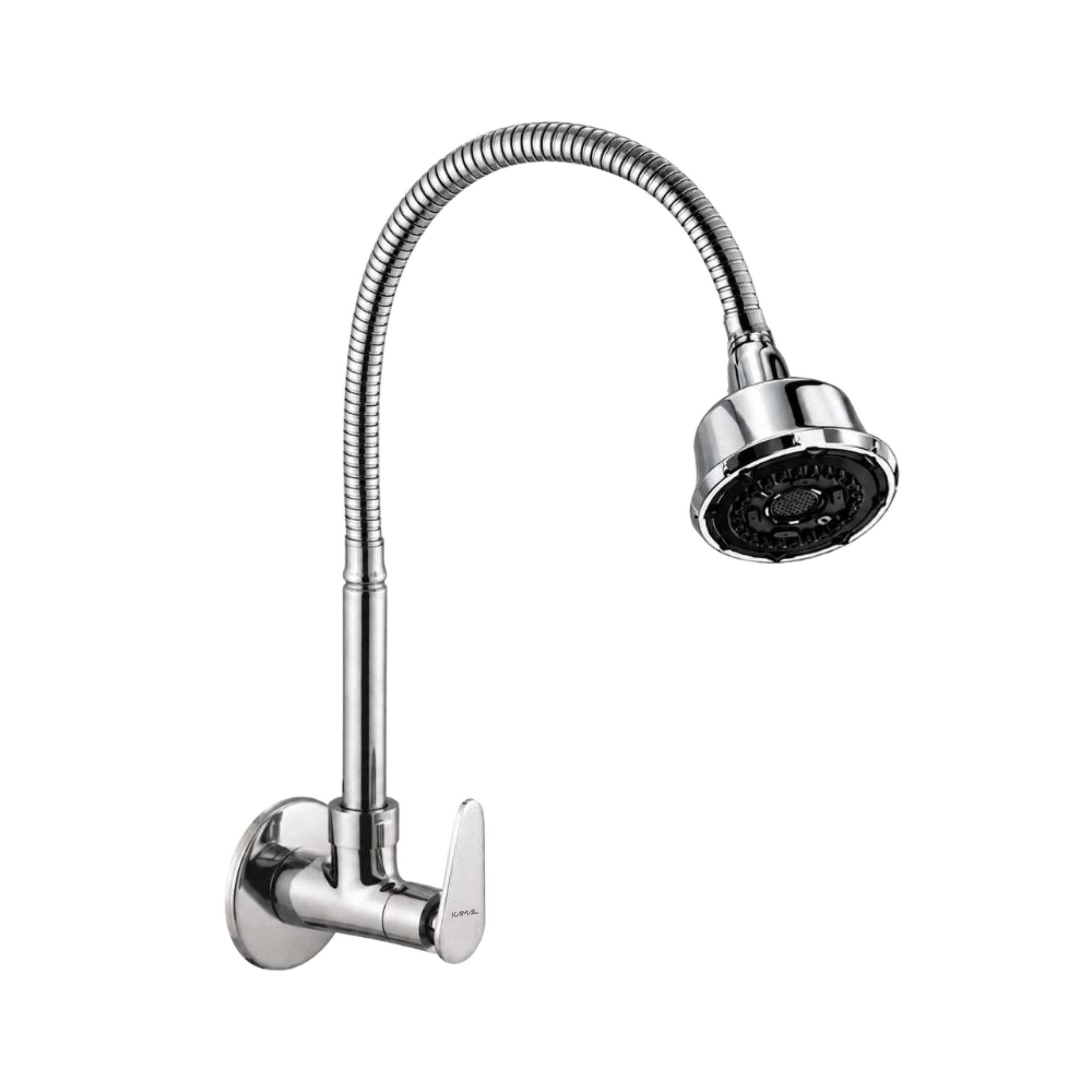 Vega Dual Flow Wall Mounted Sink Tap - by Kamal
