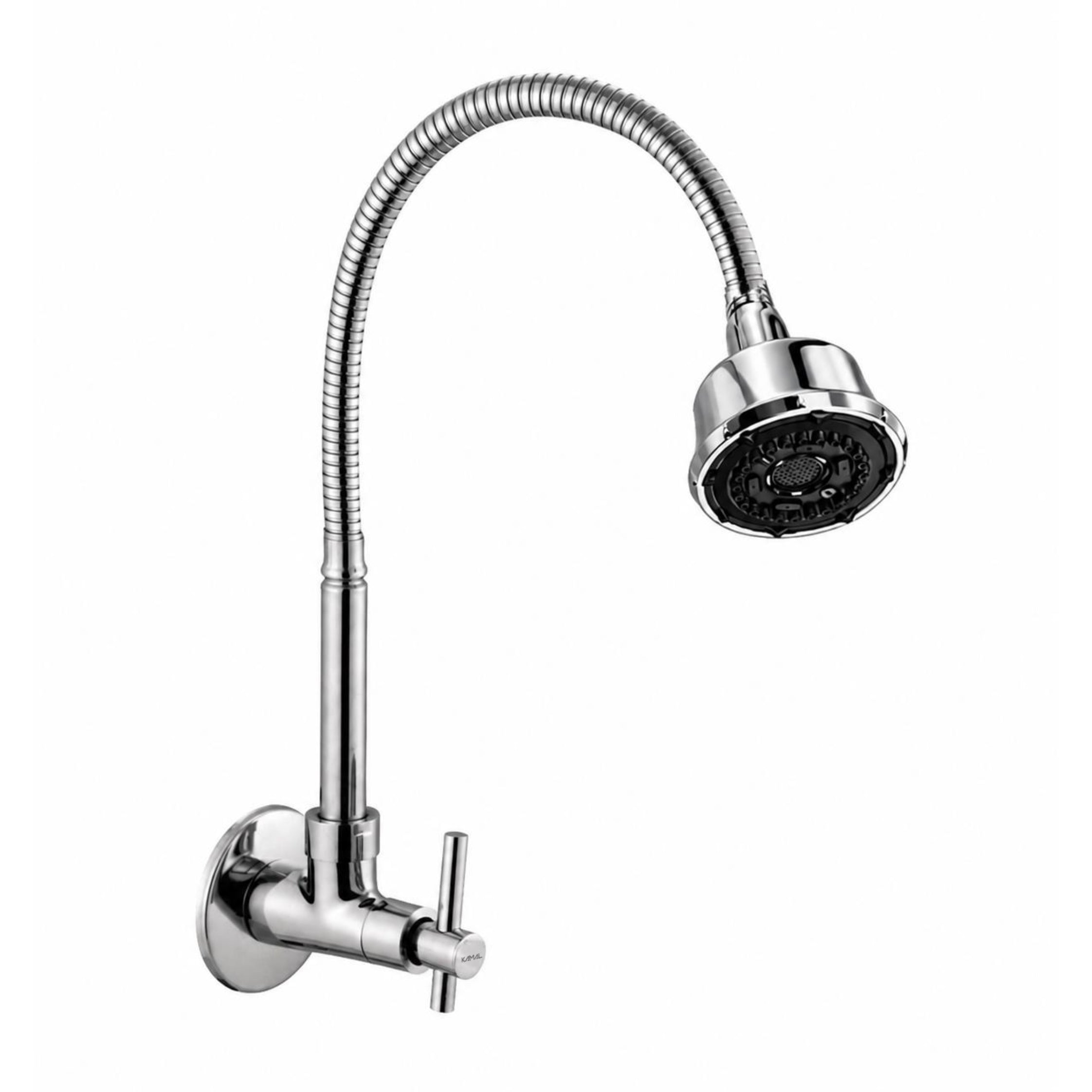 Tarim Dual Flow Wall Mounted Sink Tap - by Kamal