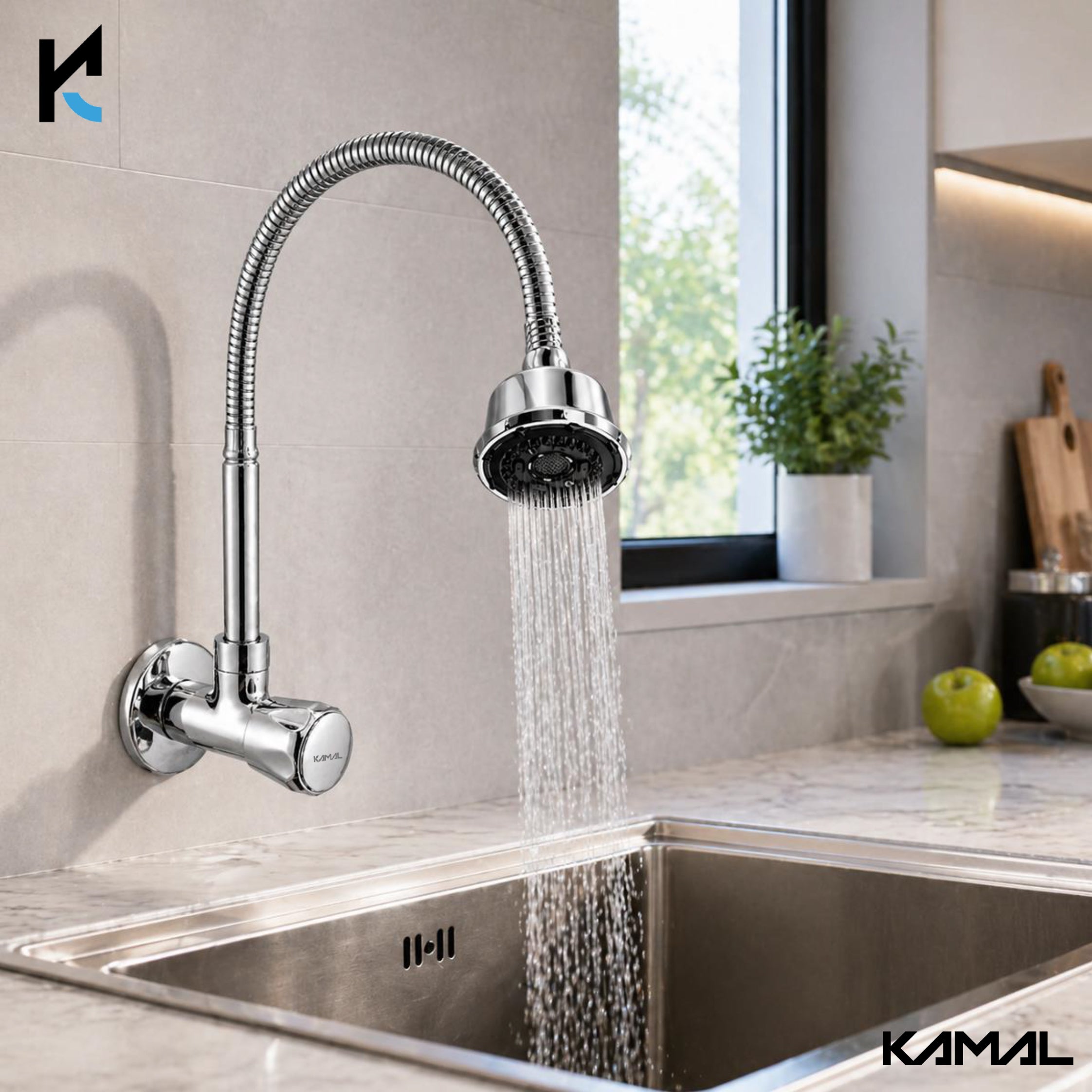 Contessa Neo Dual Flow Heavy Brass Body Sink Tap - by Kamal
