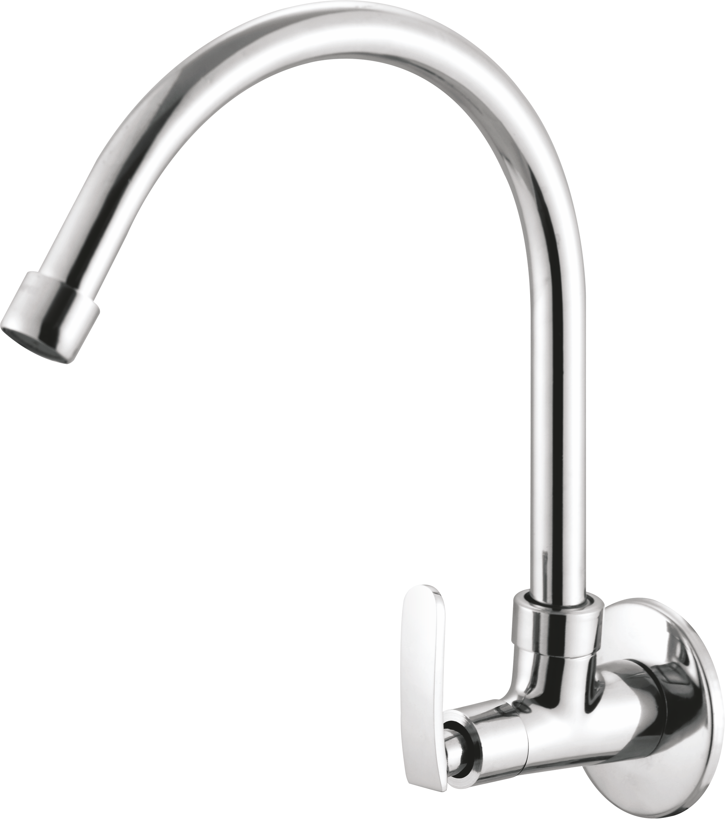 Full Brass 180° Swivel Spout Gooseneck Faucet - by Kamal