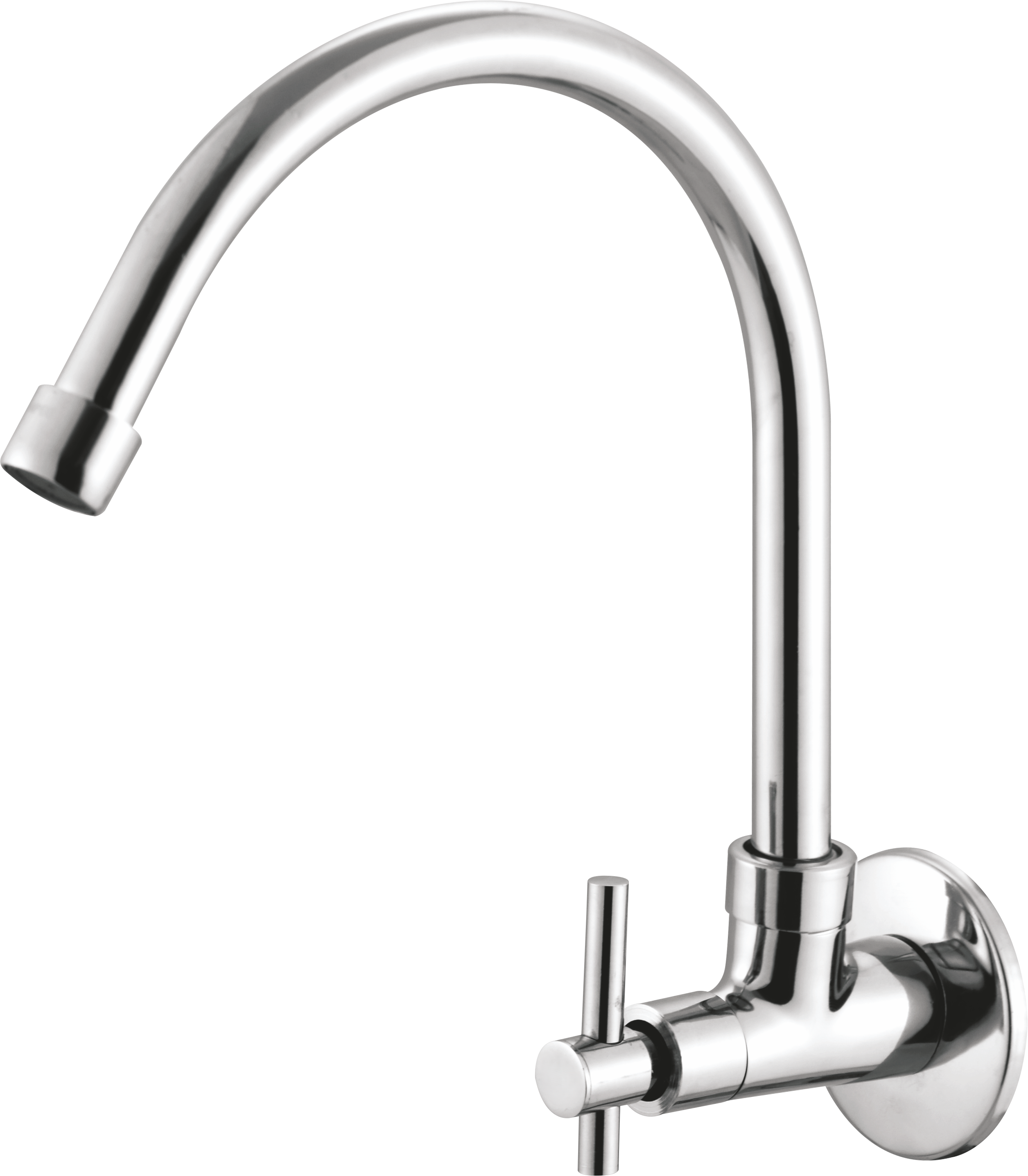 Full Brass 180° Swivel Spout Gooseneck Faucet - by Kamal