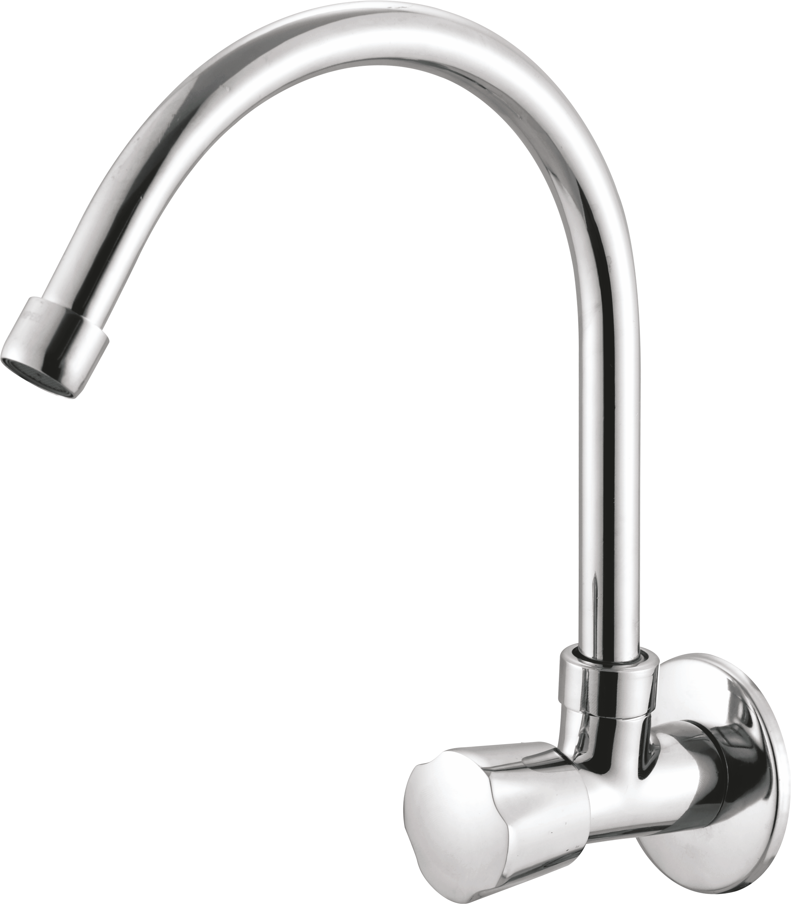 Full Brass 180° Swivel Spout Gooseneck Faucet - by Kamal