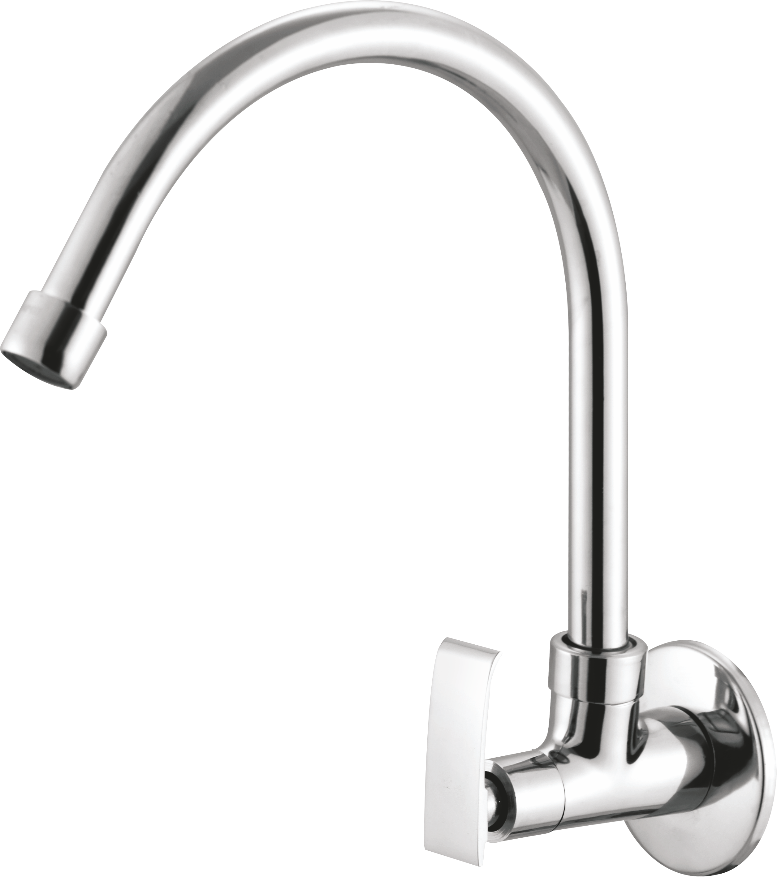 Full Brass 180° Swivel Spout Gooseneck Faucet - by Kamal