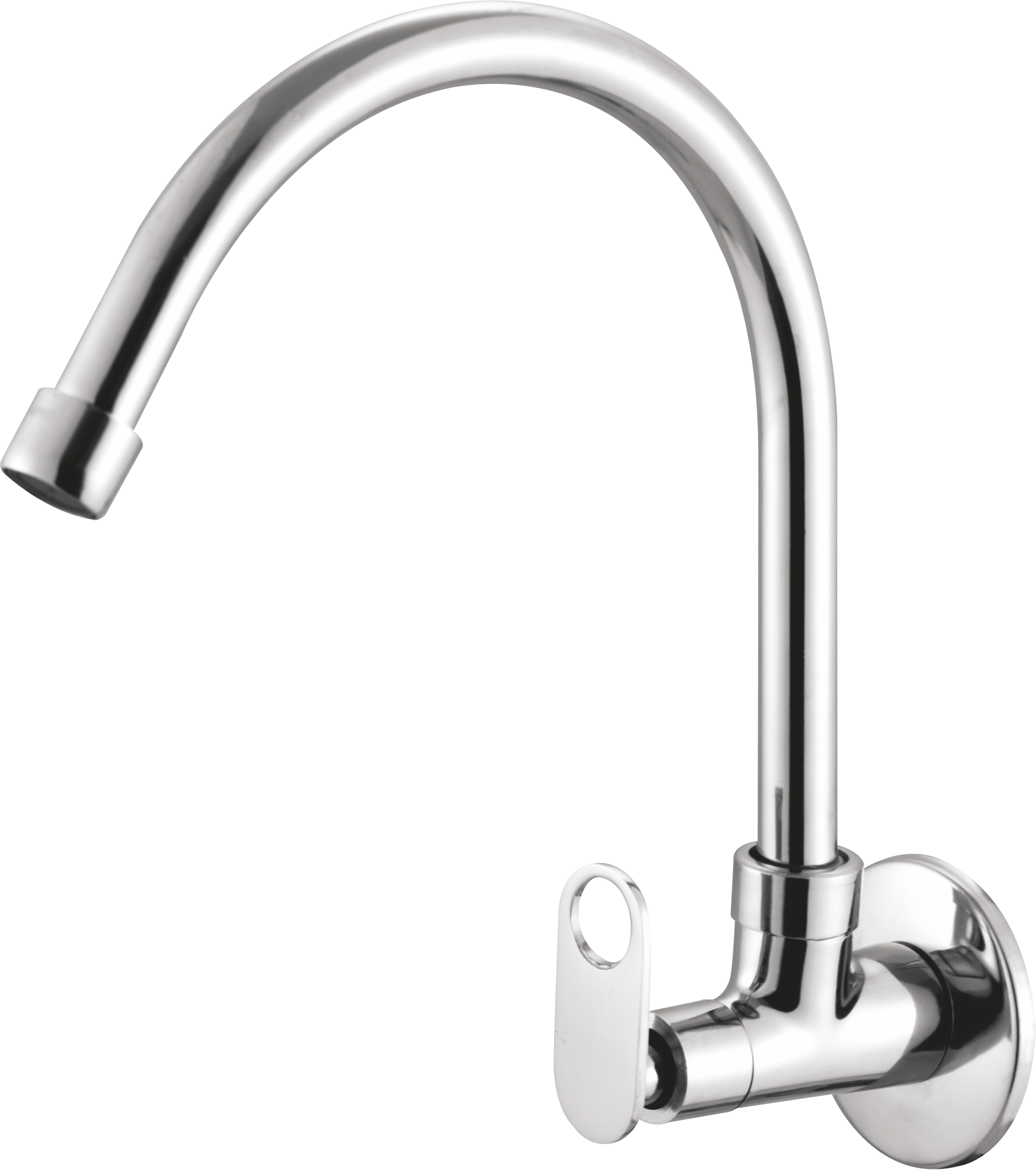 Full Brass 180° Swivel Spout Gooseneck Faucet - by Kamal