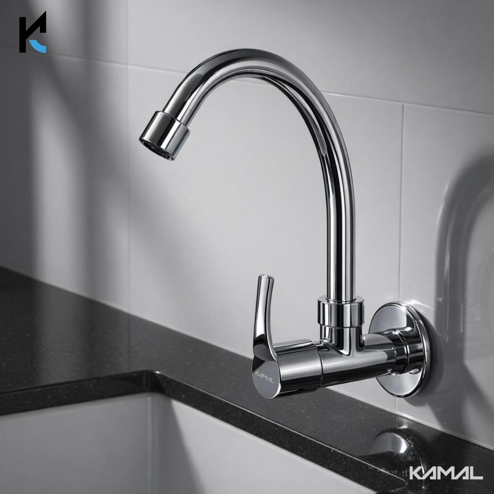 Acura Kitchen Sink Tap (Full Brass) - by Kamal - Acura - Kamal Bathware