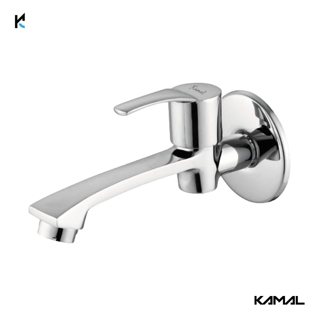 Acura Long Body Bib Tap (Full Brass) - by Kamal - Kamal Bathware