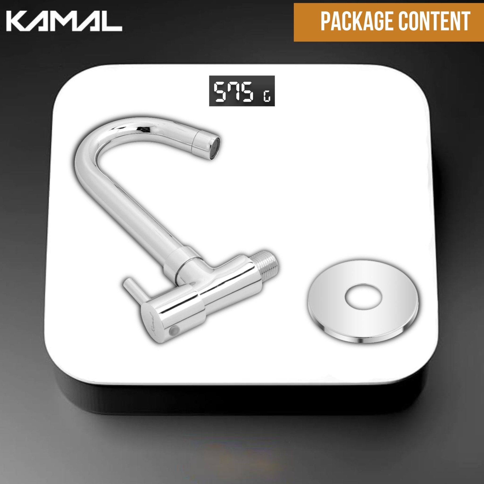 Acura Sink Tap (Full Brass) - by Kamal - Acura - Kamal Bathware