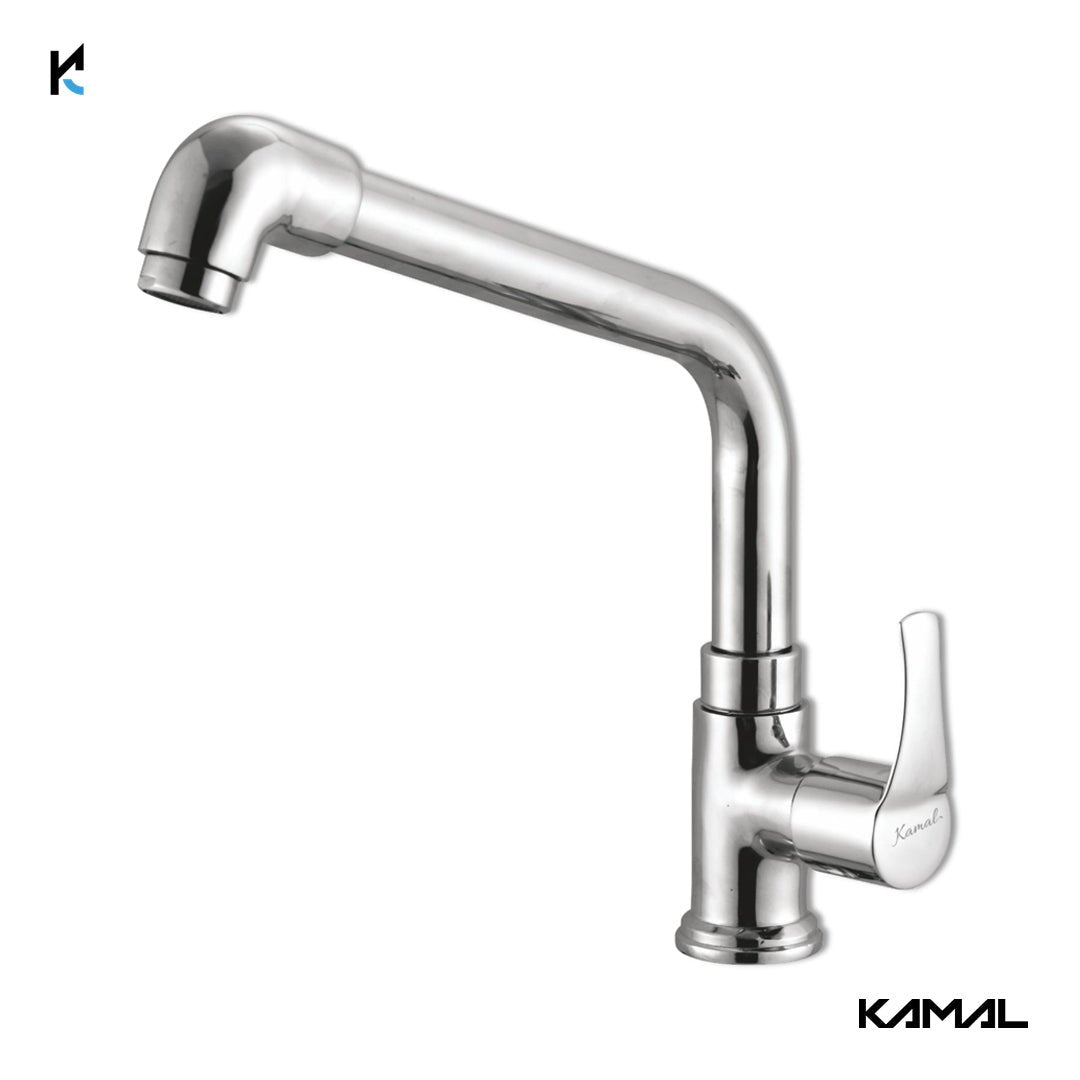 Acura Swan Neck Elbow Spout (Full Brass) - by Kamal - Acura - Kamal Bathware