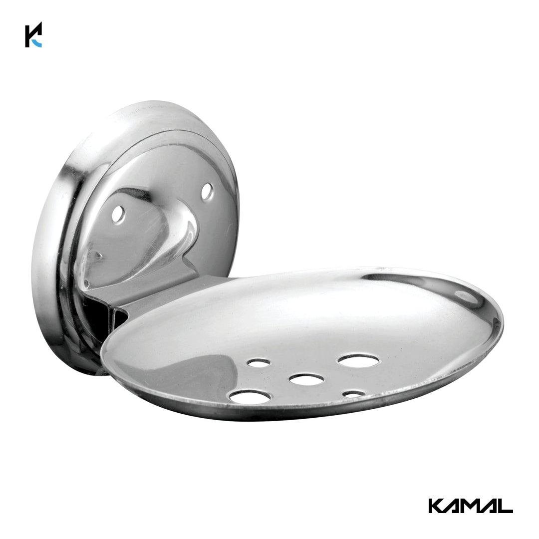 Alpha Stainless Steel Soap Dish Holder - by Kamal - Alpha - Kamal Bathware