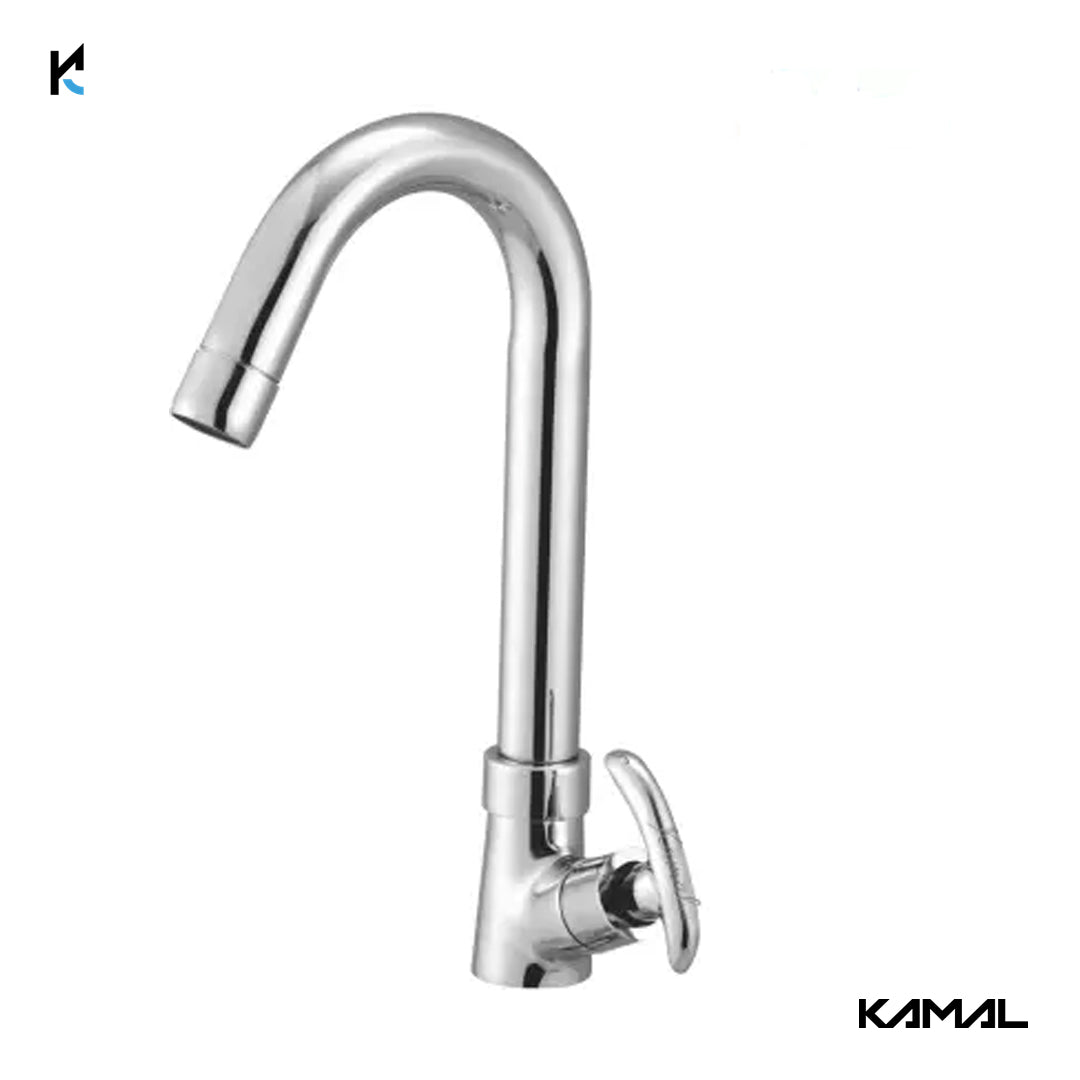 Alto Swan Neck (Full Brass) - by Kamal - Alto - Kamal Bathware