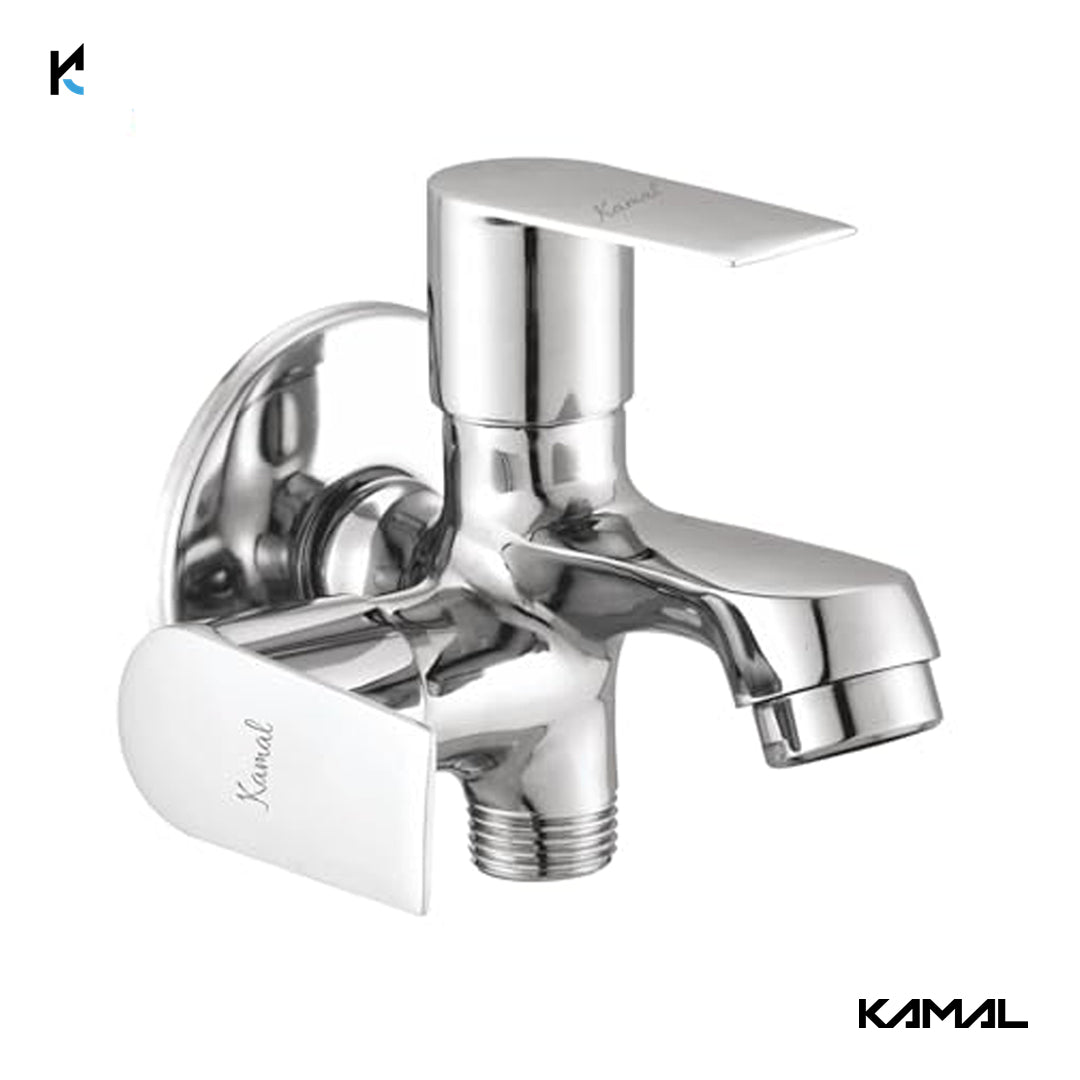 Aric Two in One Bib Cock (PTMT Plastic) - by Kamal - Aric - Kamal Bathware