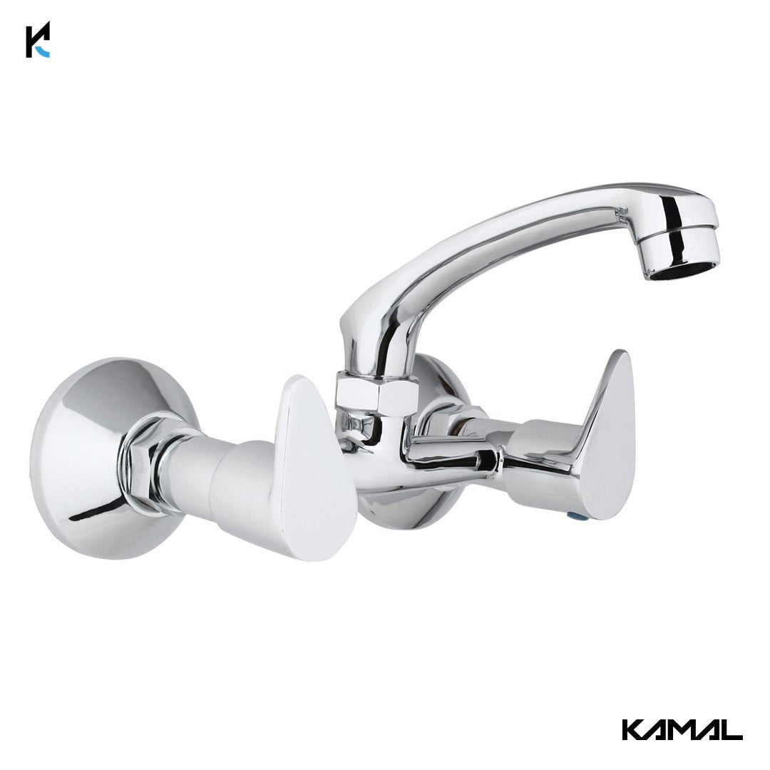 Brass Sink Mixer (Full Brass) - by Kamal - Vignette - Kamal Bathware