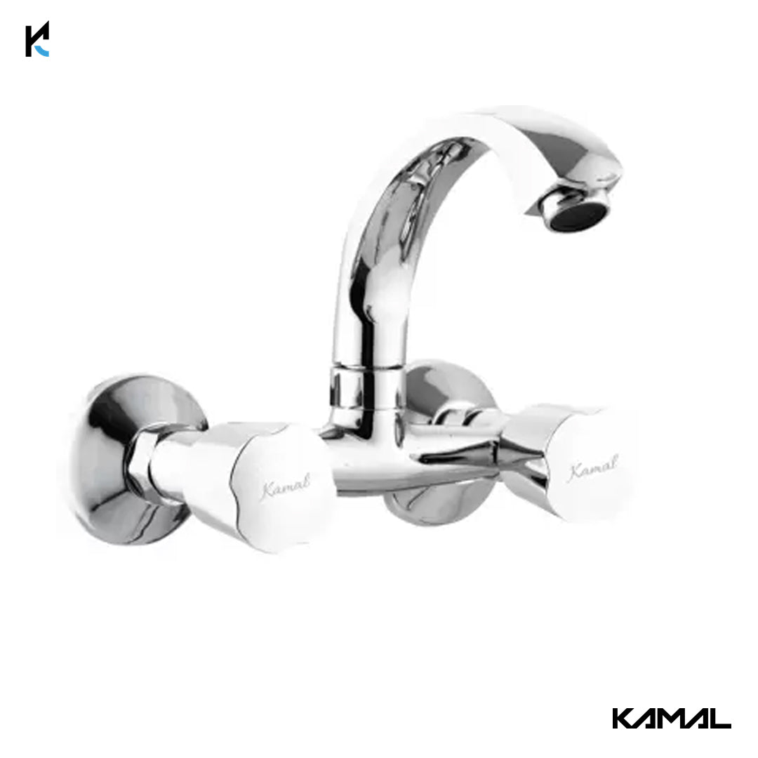 Contessa Neo Sink Mixer (Full Brass) - by Kamal - Contessa Neo - Kamal Bathware