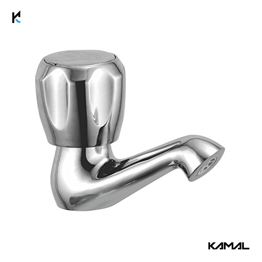 Crystal Pillar Tap (Full Brass) - by Kamal - Kamal Bathware