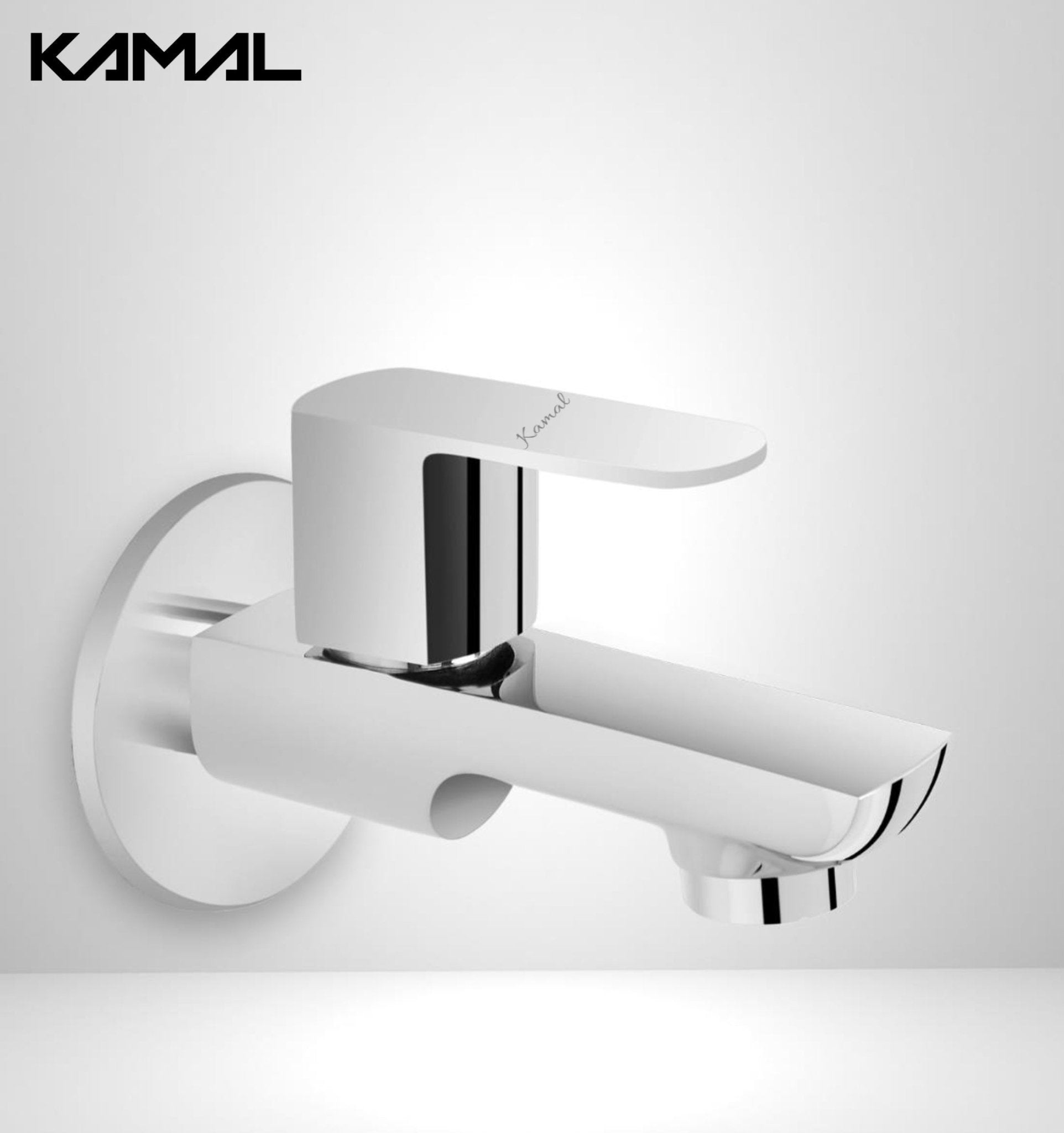 Cubix Prime Bib Tap (Full Brass) - by Kamal - Kamal Bathware