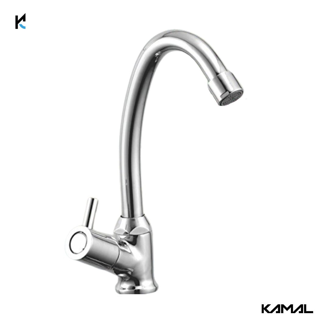 Dixy Pillar Tap (Full Brass) - by Kamal - Kamal Bathware