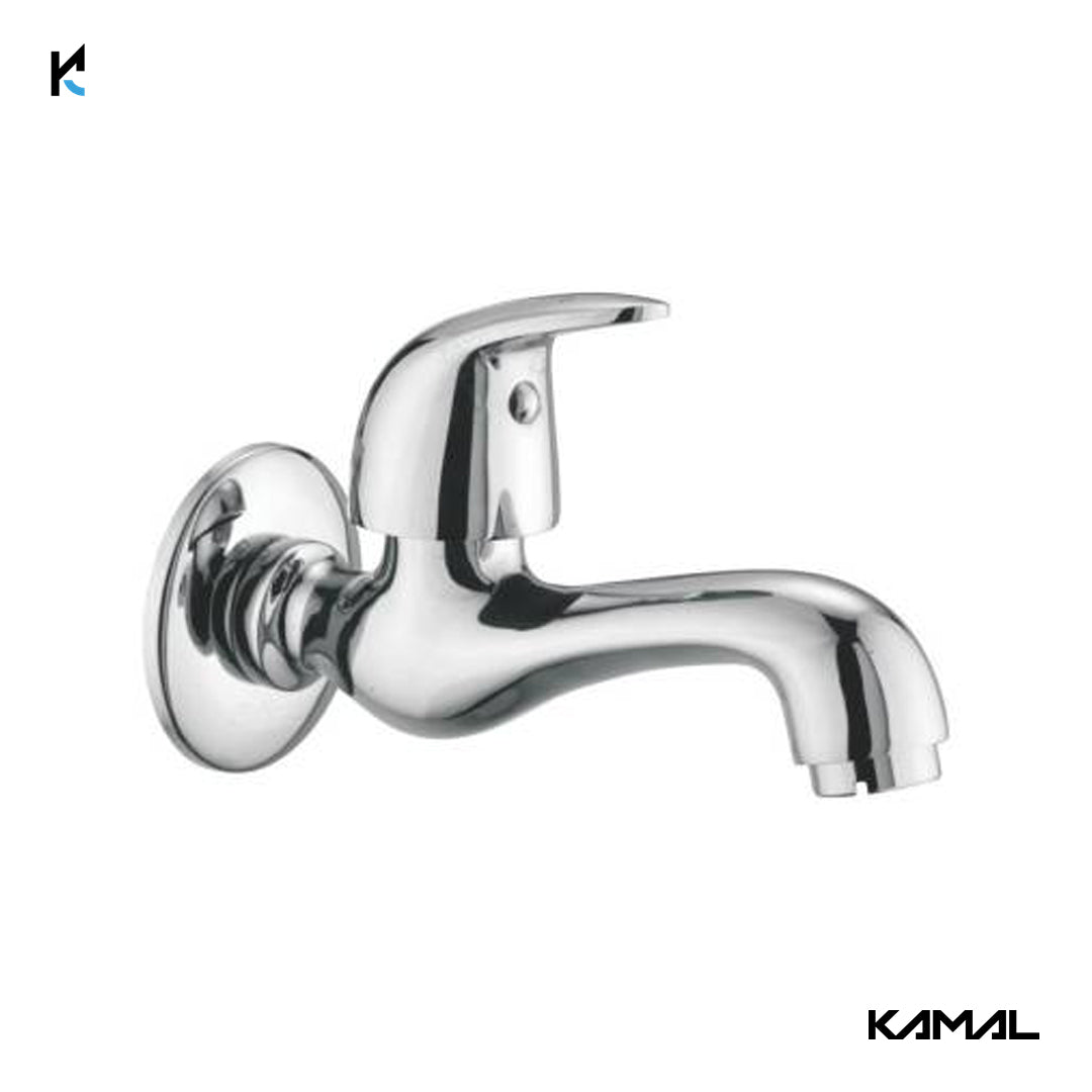 Eagle Long Body Bib Tap (Full Brass) - by Kamal - Kamal Bathware