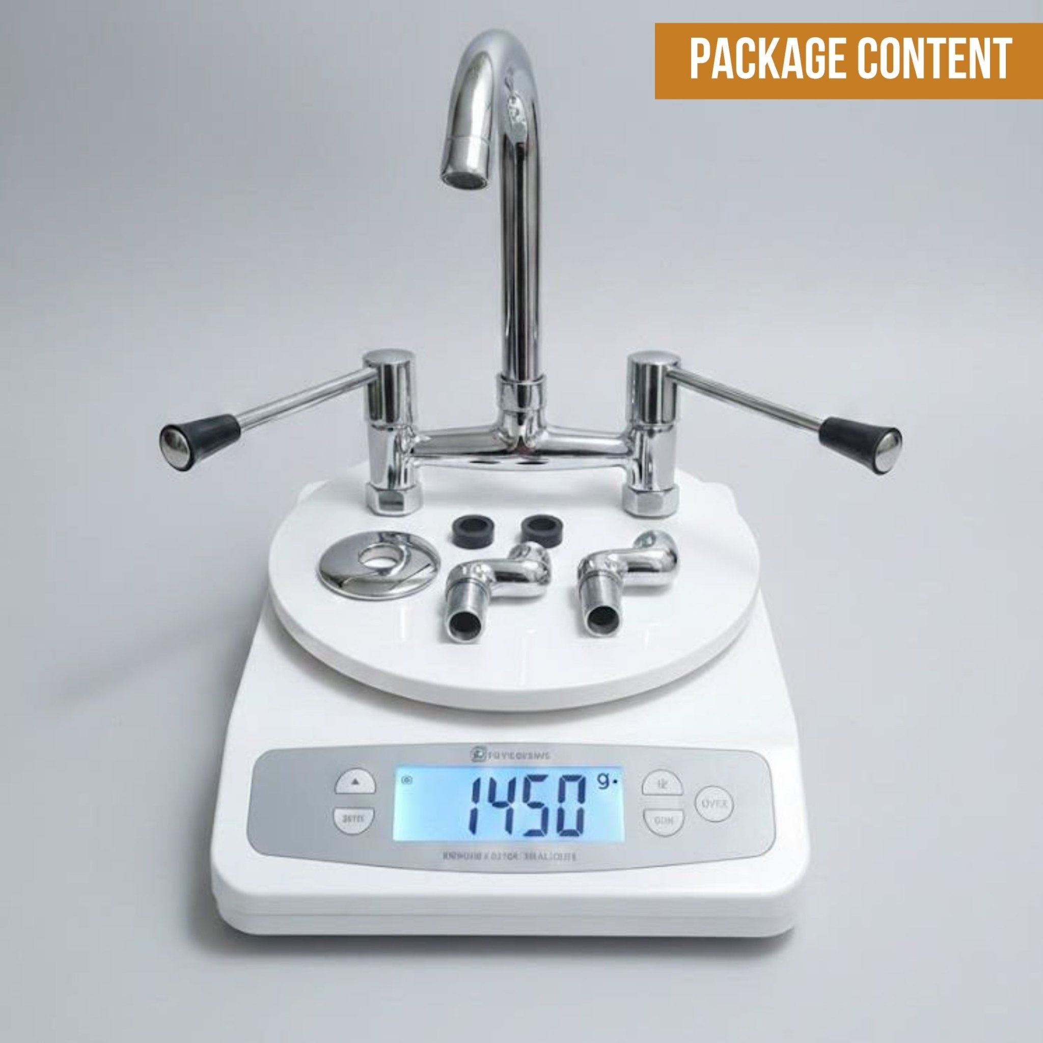 Elbow Action Surgical Faucet Mixer (Full Brass) - by kamal - Elbow Action - Kamal Bathware