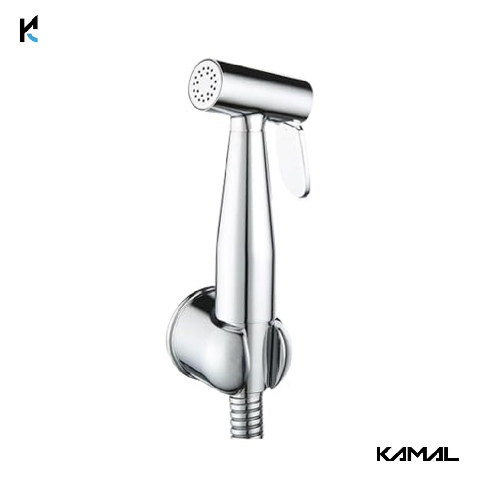 Equinox Brass Health Faucet with SS Flexible Pipe - by Kamal - Equinox - Kamal Bathware