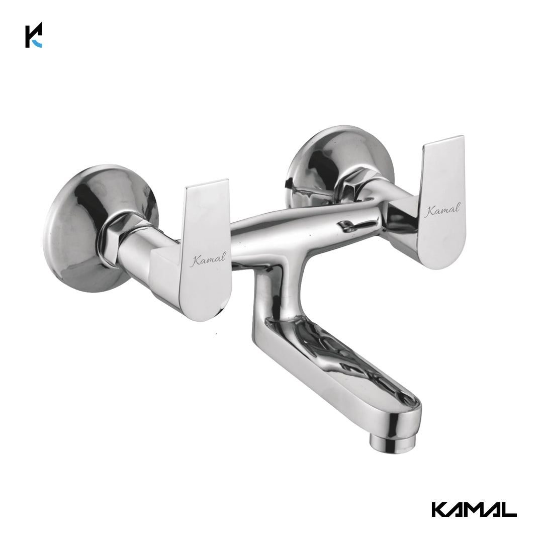 Era Non Telephonic Wall Mixer (Full Brass) - by Kamal - Era - Kamal Bathware