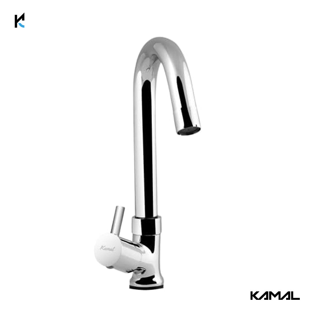 FLT Pillar Tap (Full Brass) - by Kamal - Kamal Bathware