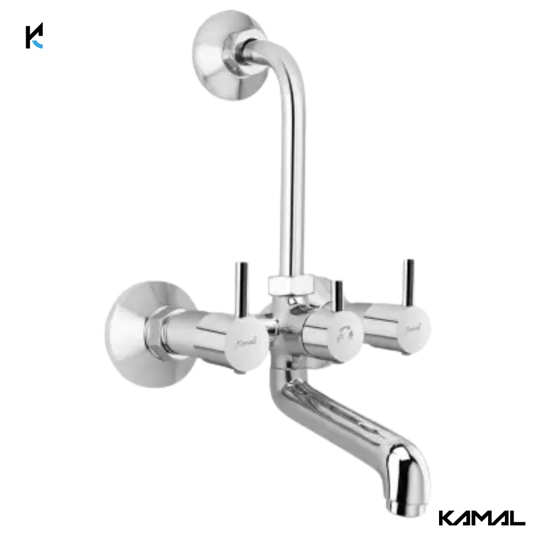 FLT Wall Mixer (Full Brass) - by Kamal - Kamal Bathware