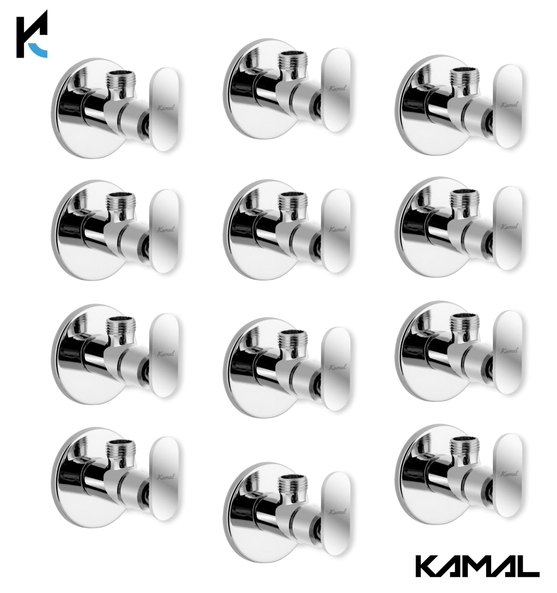 Galaxy Angle Valve (Full Brass) - by Kamal - Galaxy - Kamal Bathware