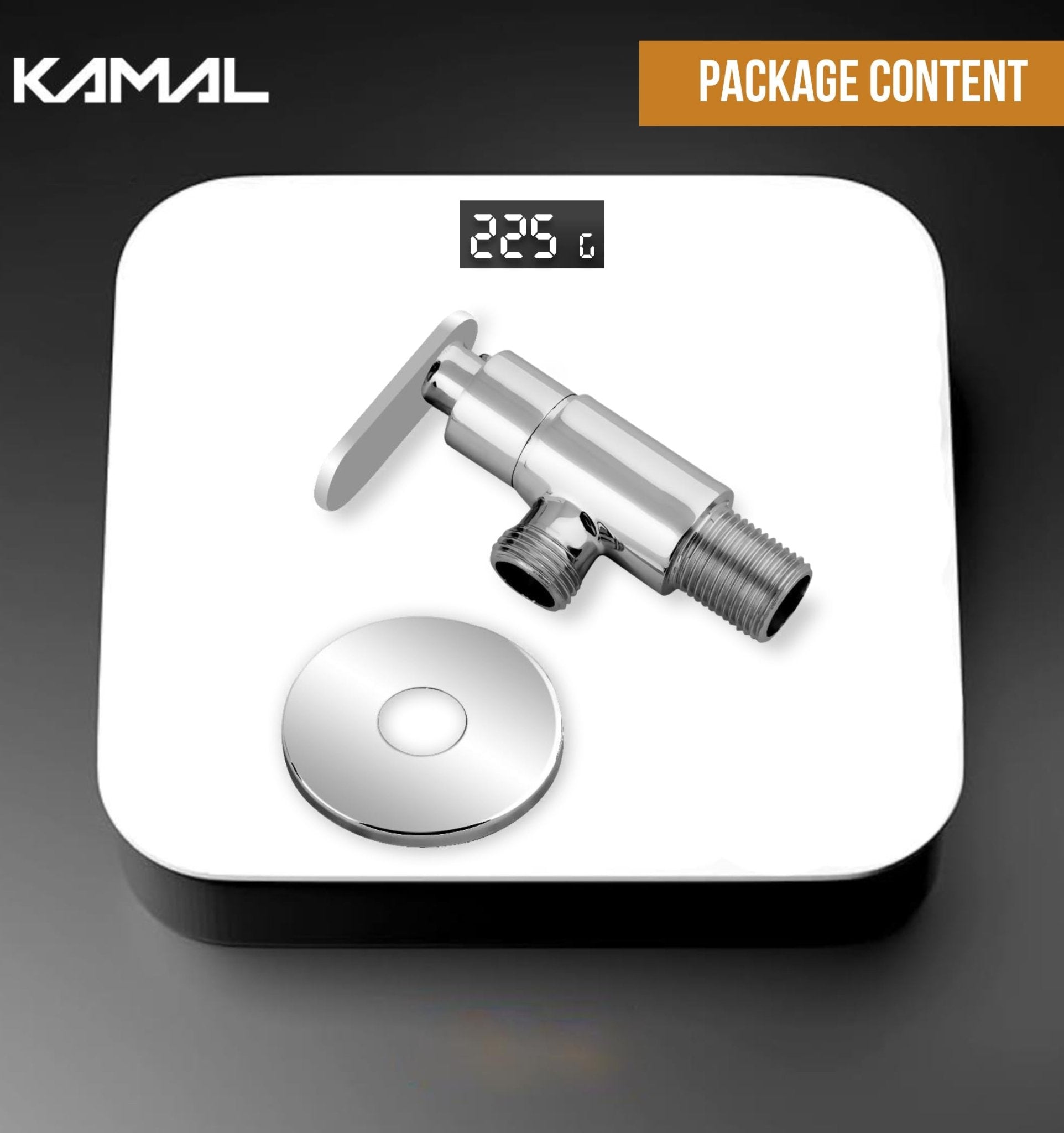 Galaxy Angle Valve (Full Brass) - by Kamal - Galaxy - Kamal Bathware