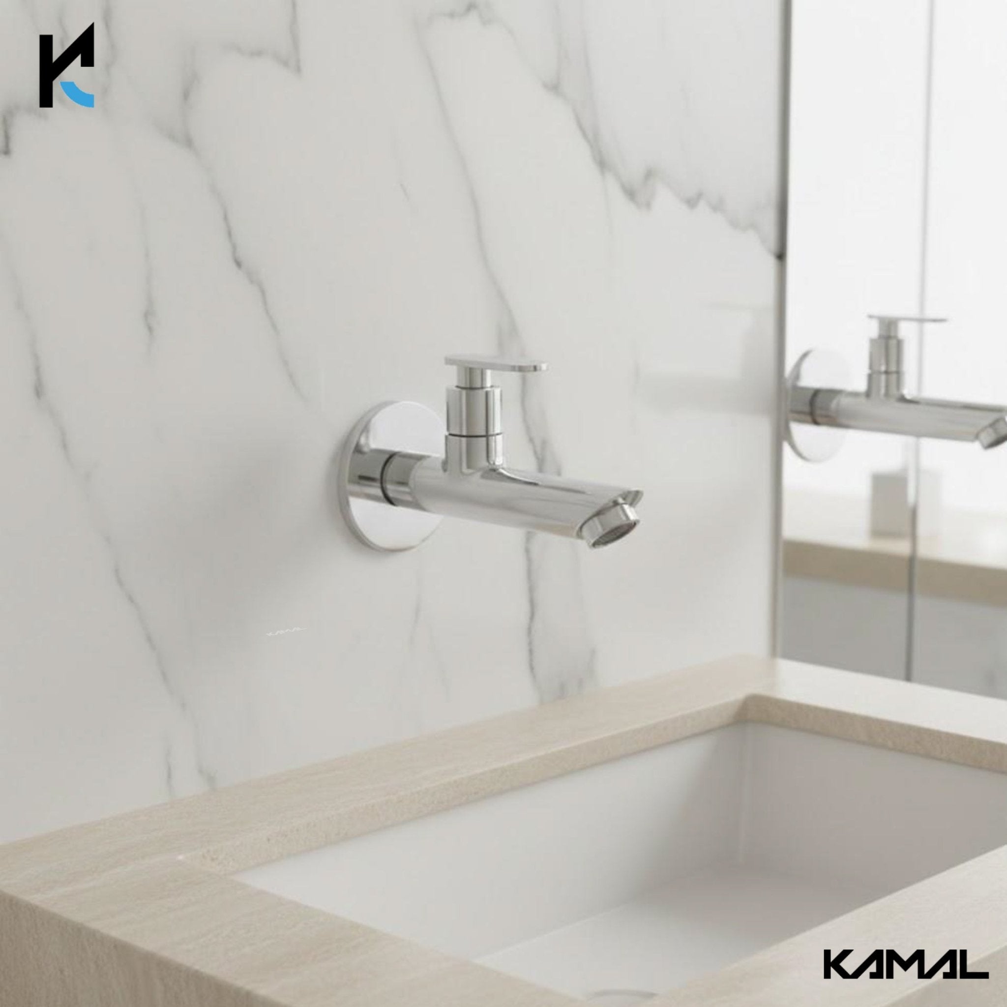 Galaxy Long Body Bib Tab (Full Brass) - by Kamal - Galaxy - Kamal Bathware