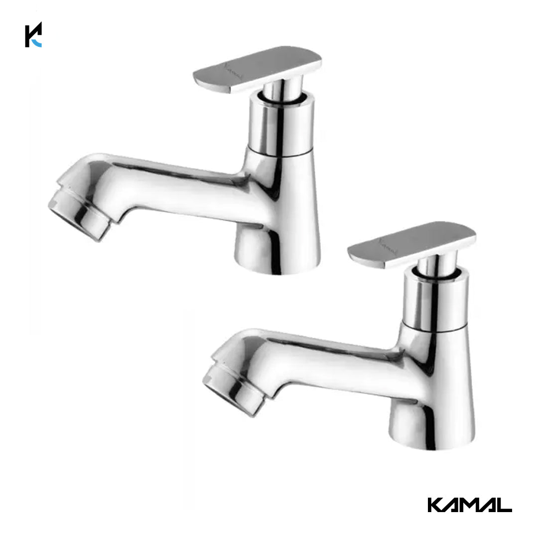 Galaxy Pillar Tap (Full Brass) - by Kamal - Kamal Bathware