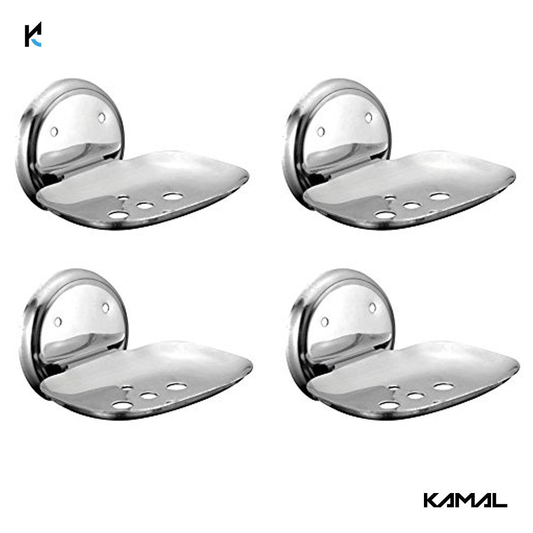Gamma Stainless Steel Soap Dish - by Kamal - Gamma - Kamal Bathware